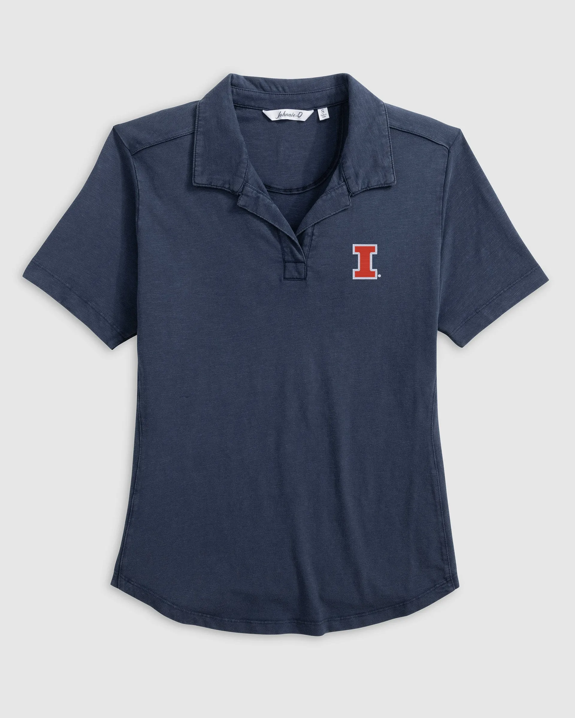 Women's University of Illinois Coastal Wash Polo sold by Johnnie-O product image thumbnail 3