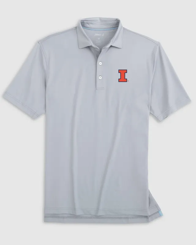 University of Illinois Birdie Performance Jersey Polo sold by Johnnie-O
