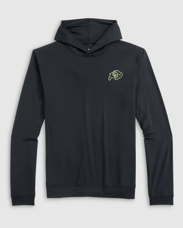 University of Colorado Motion Performance Hoodie made by Johnnie-O