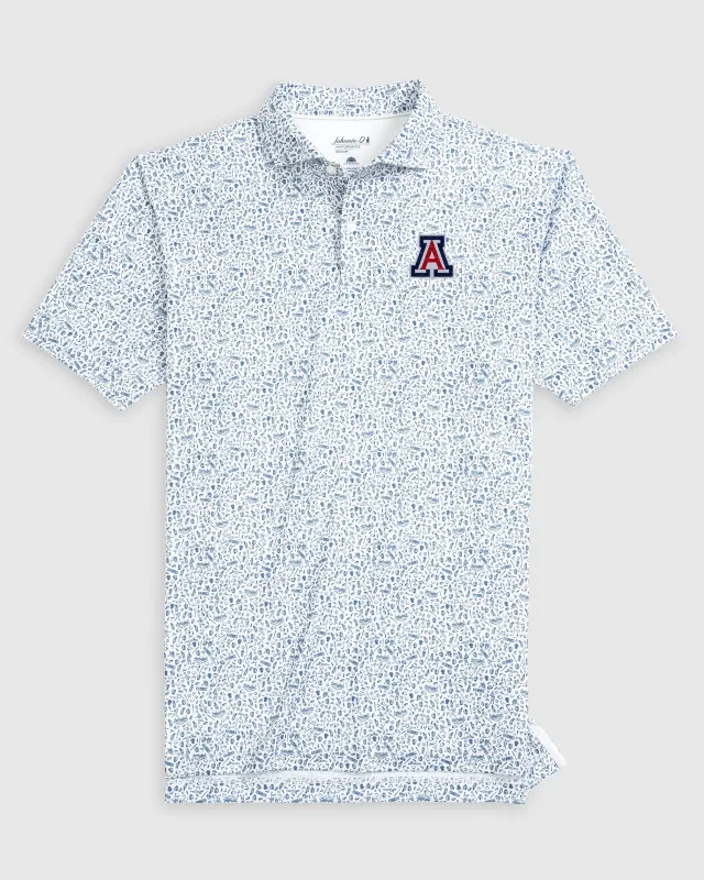 University of Arizona Rally Cap Performance Polo sold by Johnnie-O