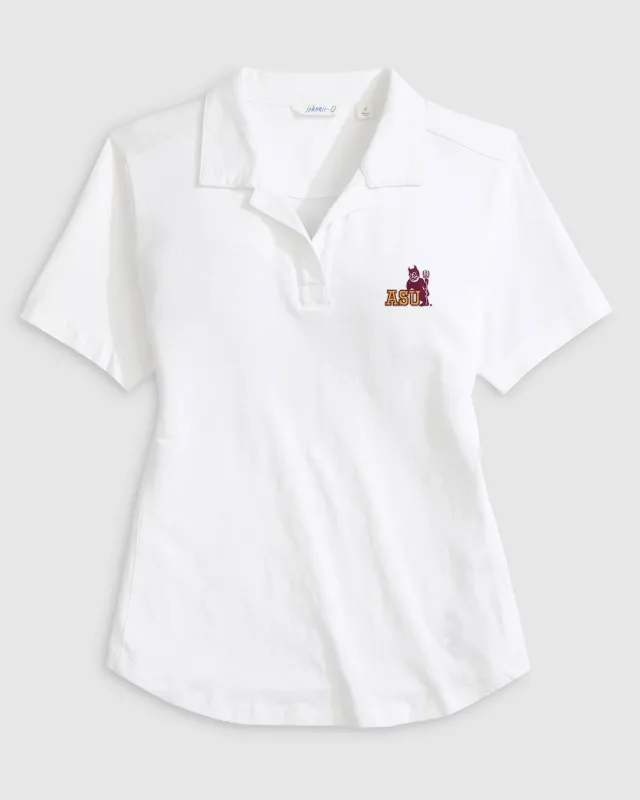 Women's Arizona State Coastal Wash Polo - Vault Logo made by Johnnie-O