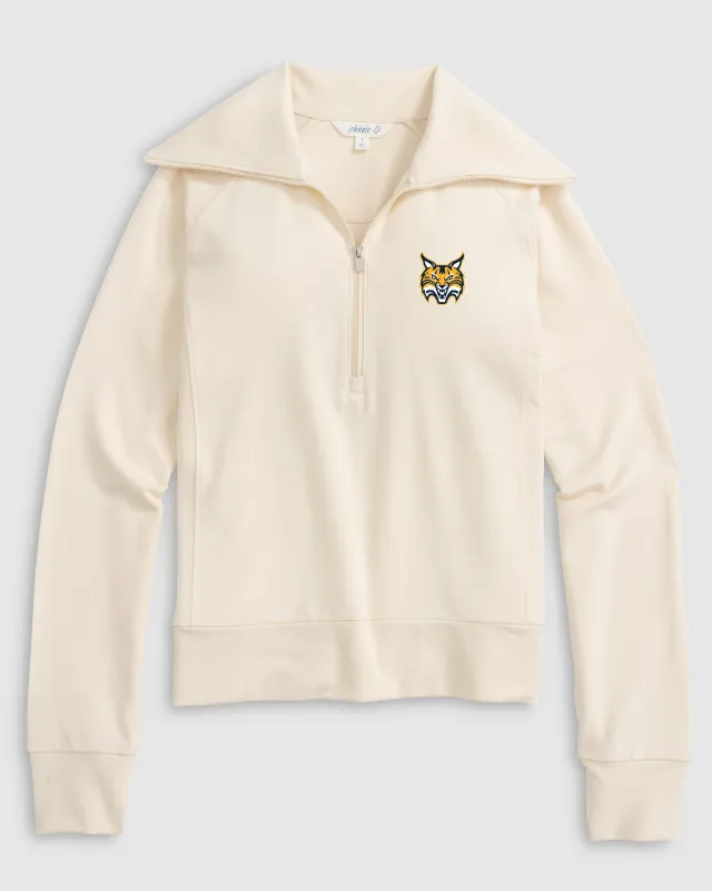 Women's Quinnipiac University Eliza 1/2 Zip made by Johnnie-O