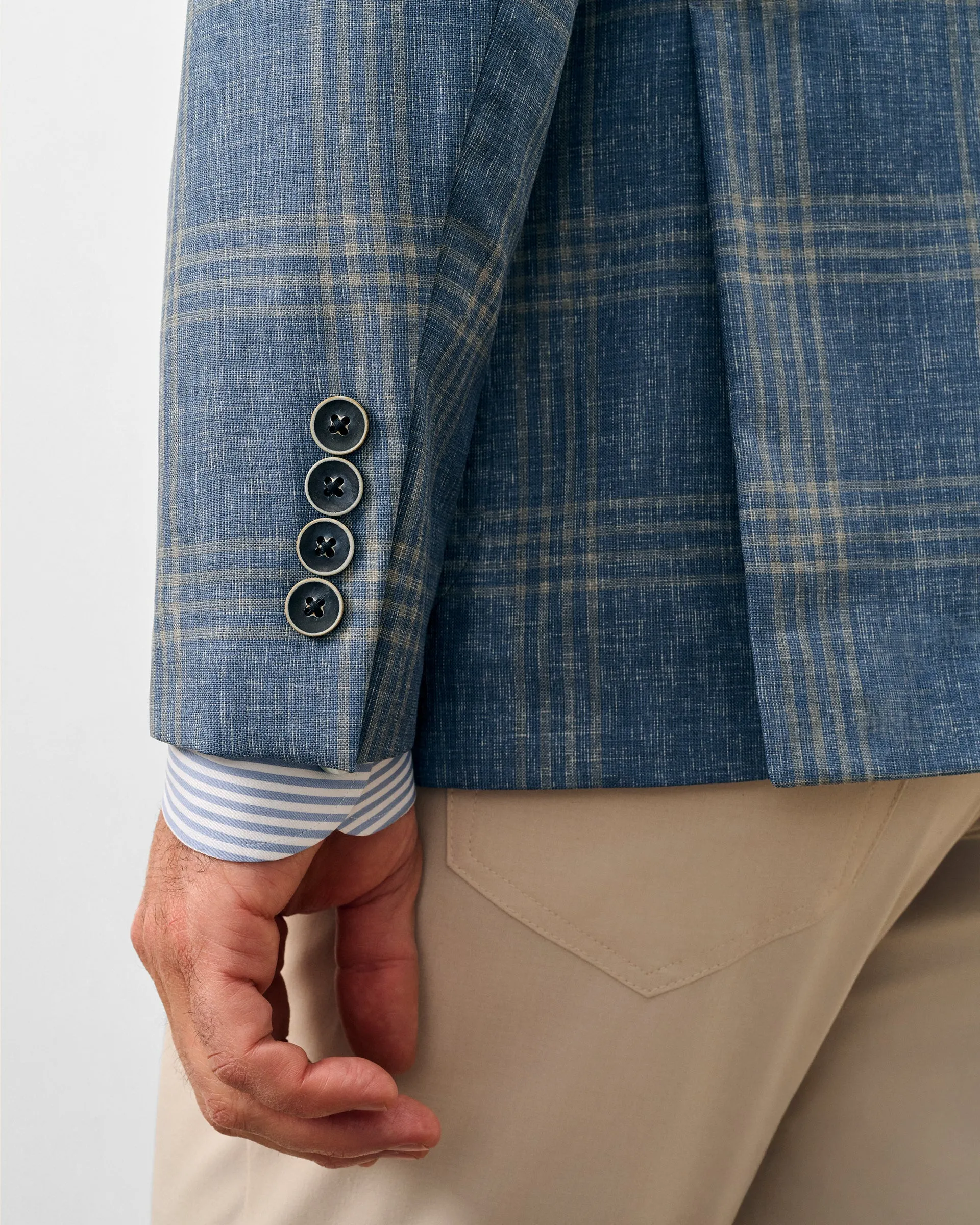 Wool Sport Coat - Barney Woven Wool Pane sold by Johnnie-O product image thumbnail 3