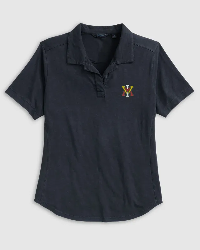 Women's Virginia Military Institute Coastal Wash Polo made by Johnnie-O