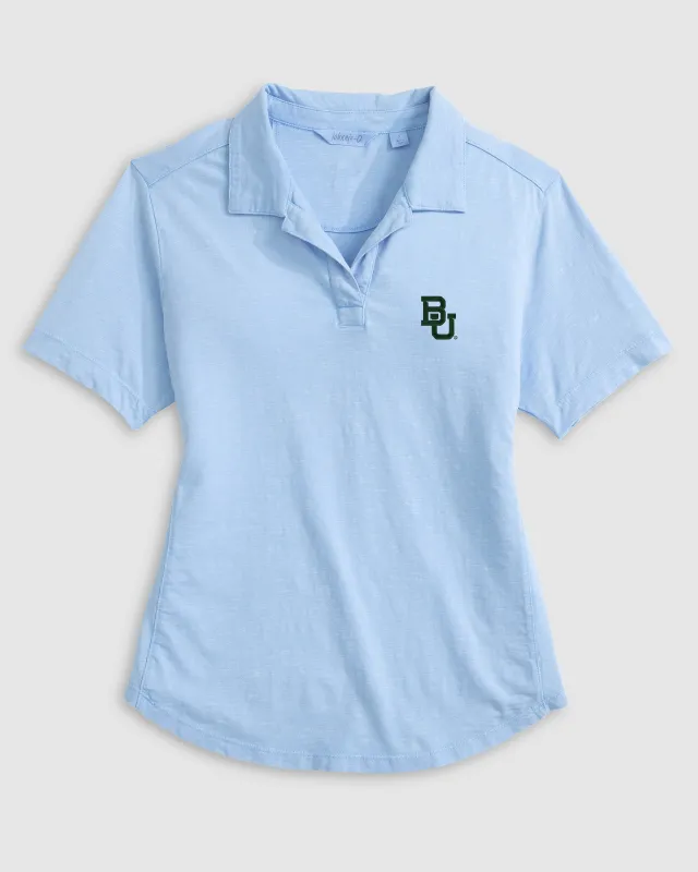 Women's Baylor University Coastal Wash Polo sold by Johnnie-O