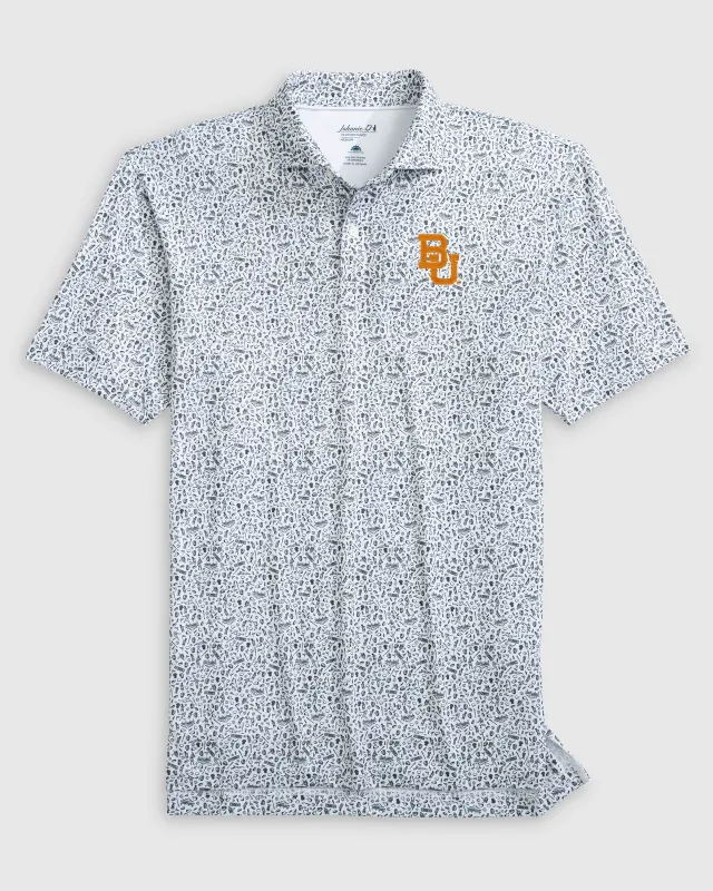 Baylor University Rally Cap Performance Polo sold by Johnnie-O