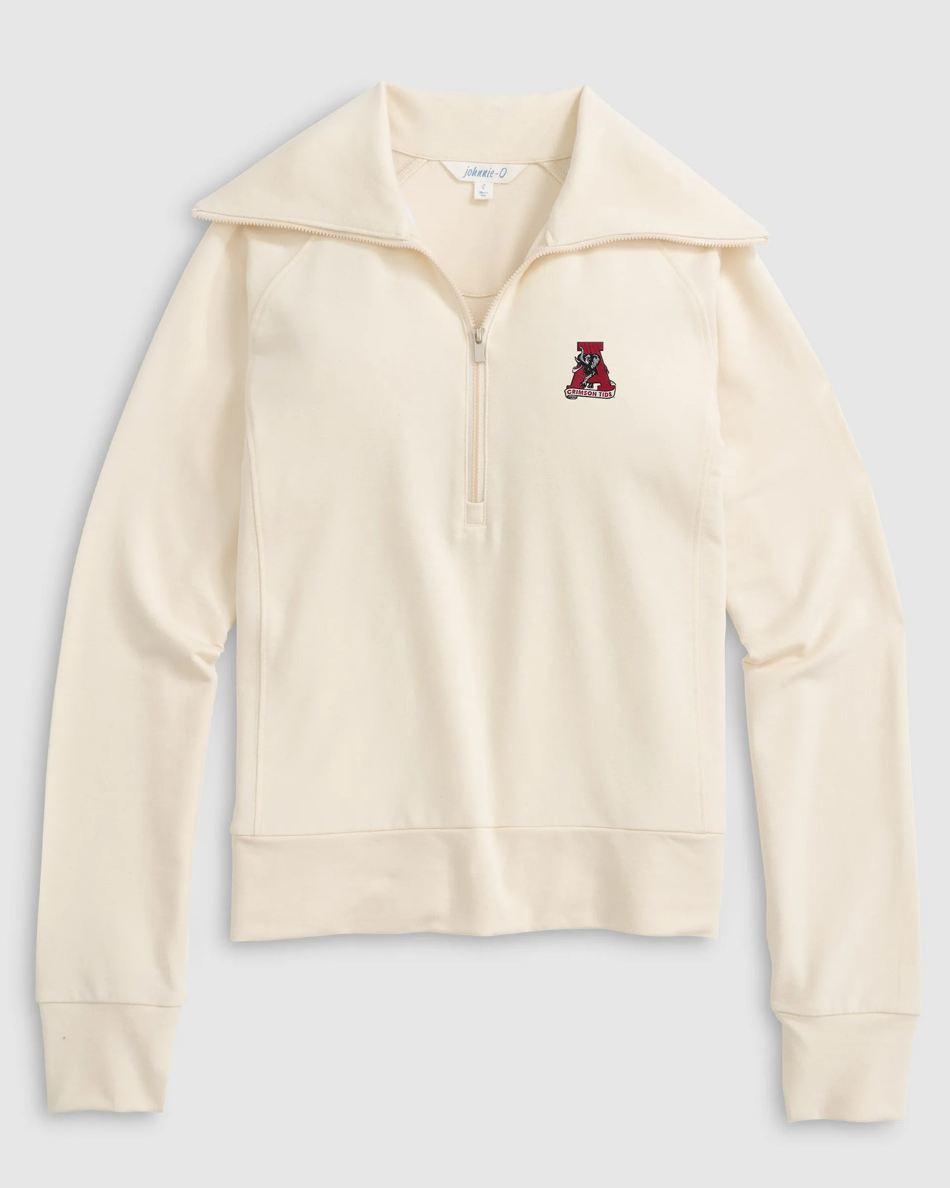 Women's University of Alabama Eliza 1/2 Zip - Vault Logo sold by Johnnie-O