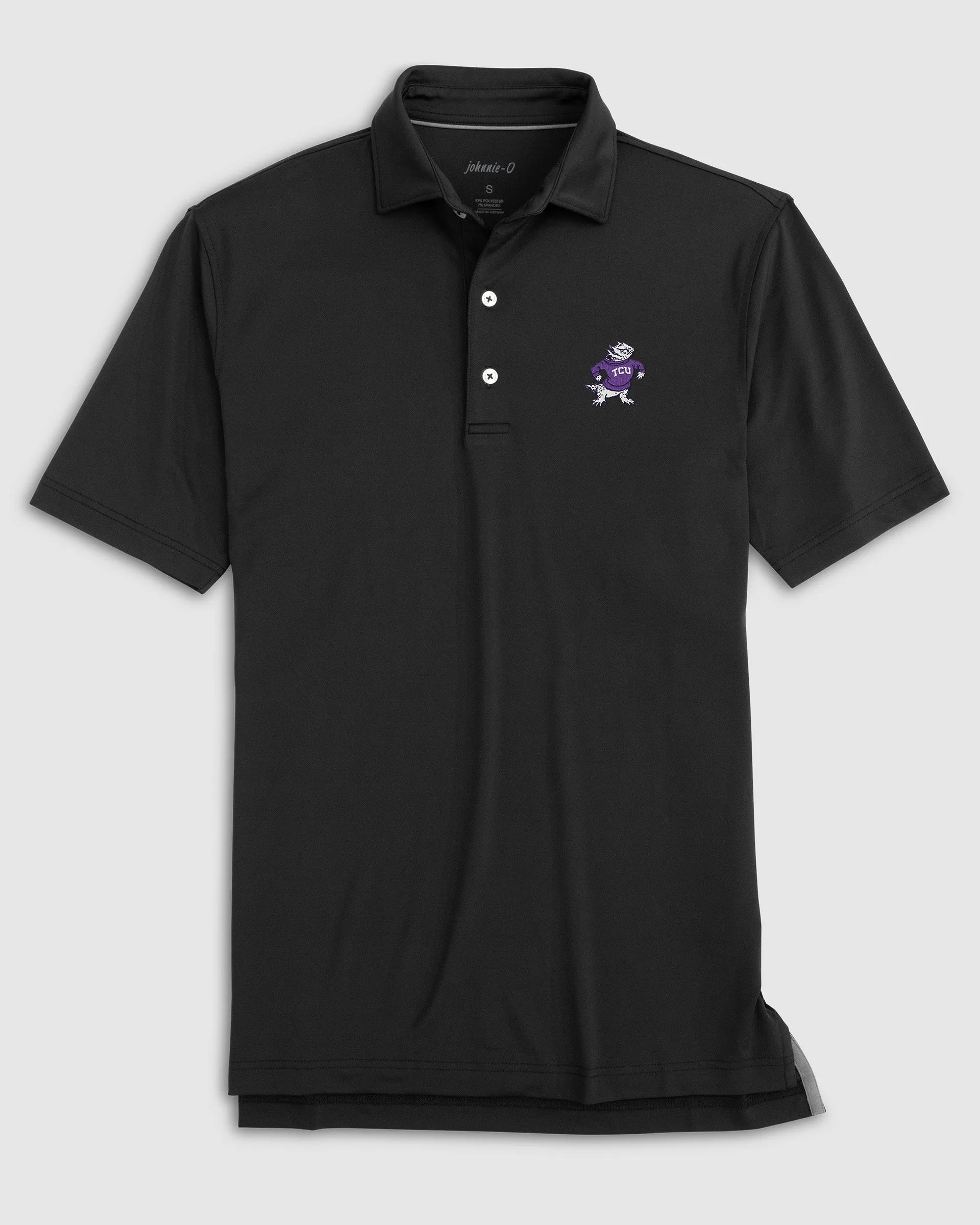 Texas Christian University Birdie Performance Jersey Polo - Vault Logo sold by Johnnie-O