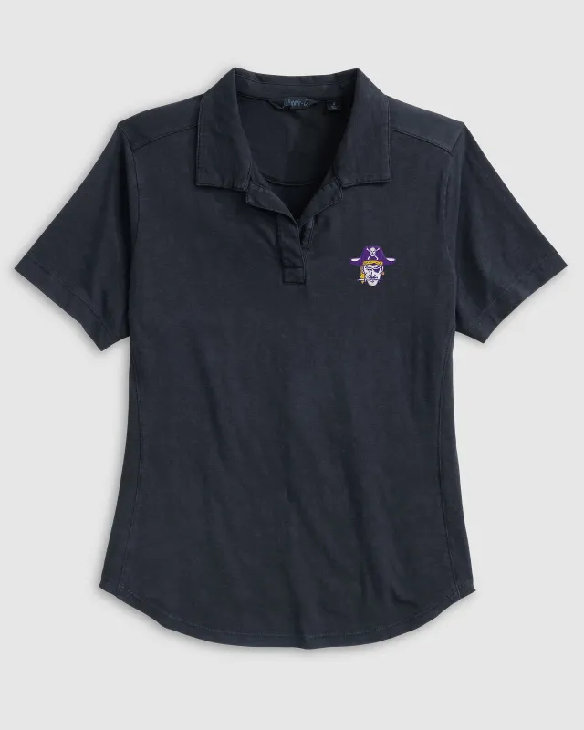 Women's East Carolina University Coastal Wash Polo - Vault Logo sold by Johnnie-O