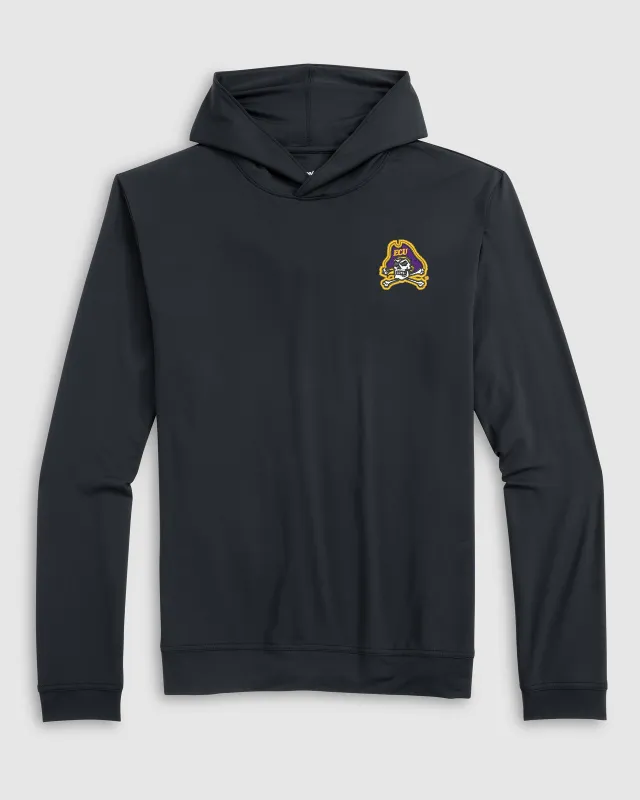 East Carolina University Motion Performance Hoodie made by Johnnie-O
