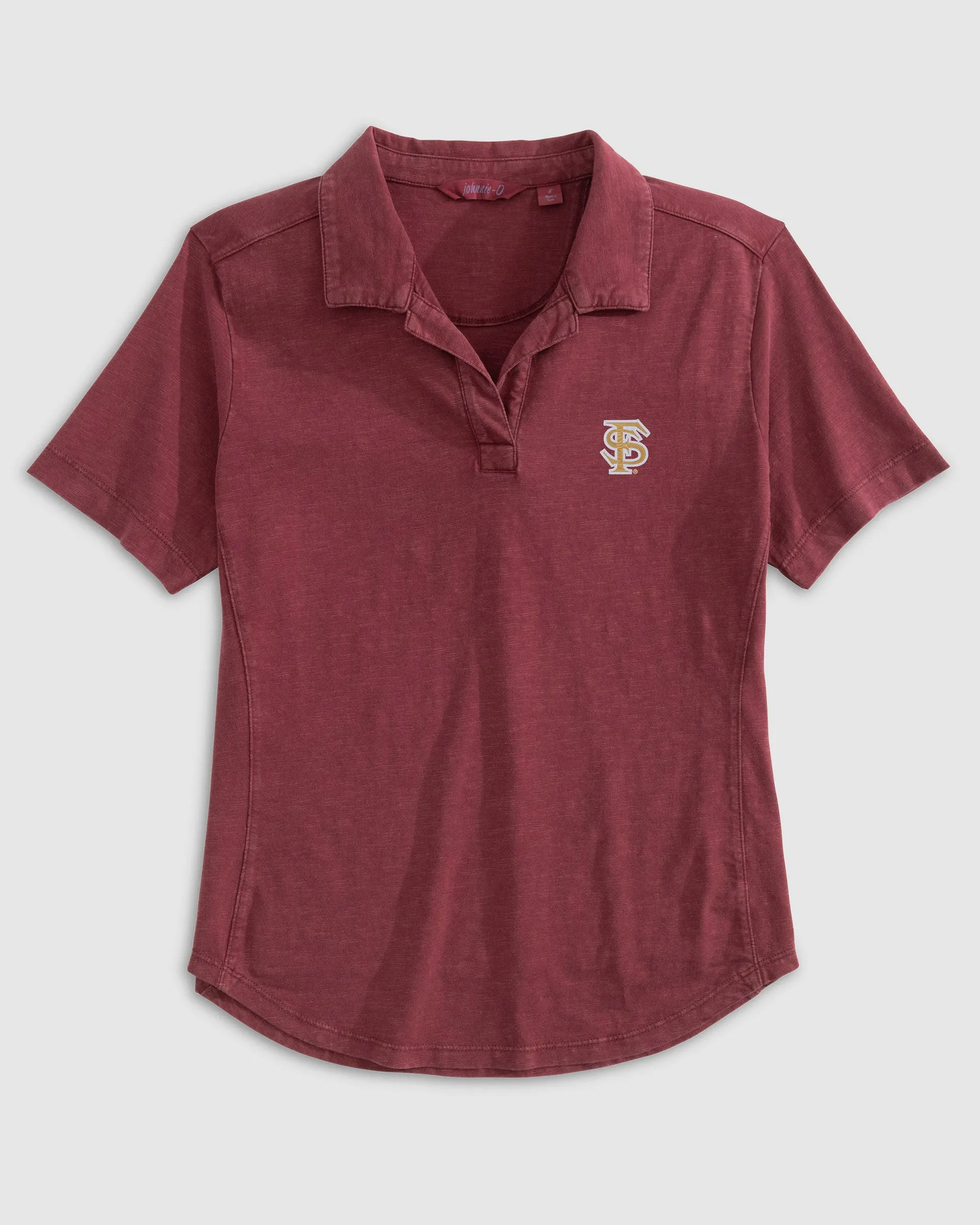 Women's Florida State University Coastal Wash Polo - Spear Logo sold by Johnnie-O product image thumbnail 3
