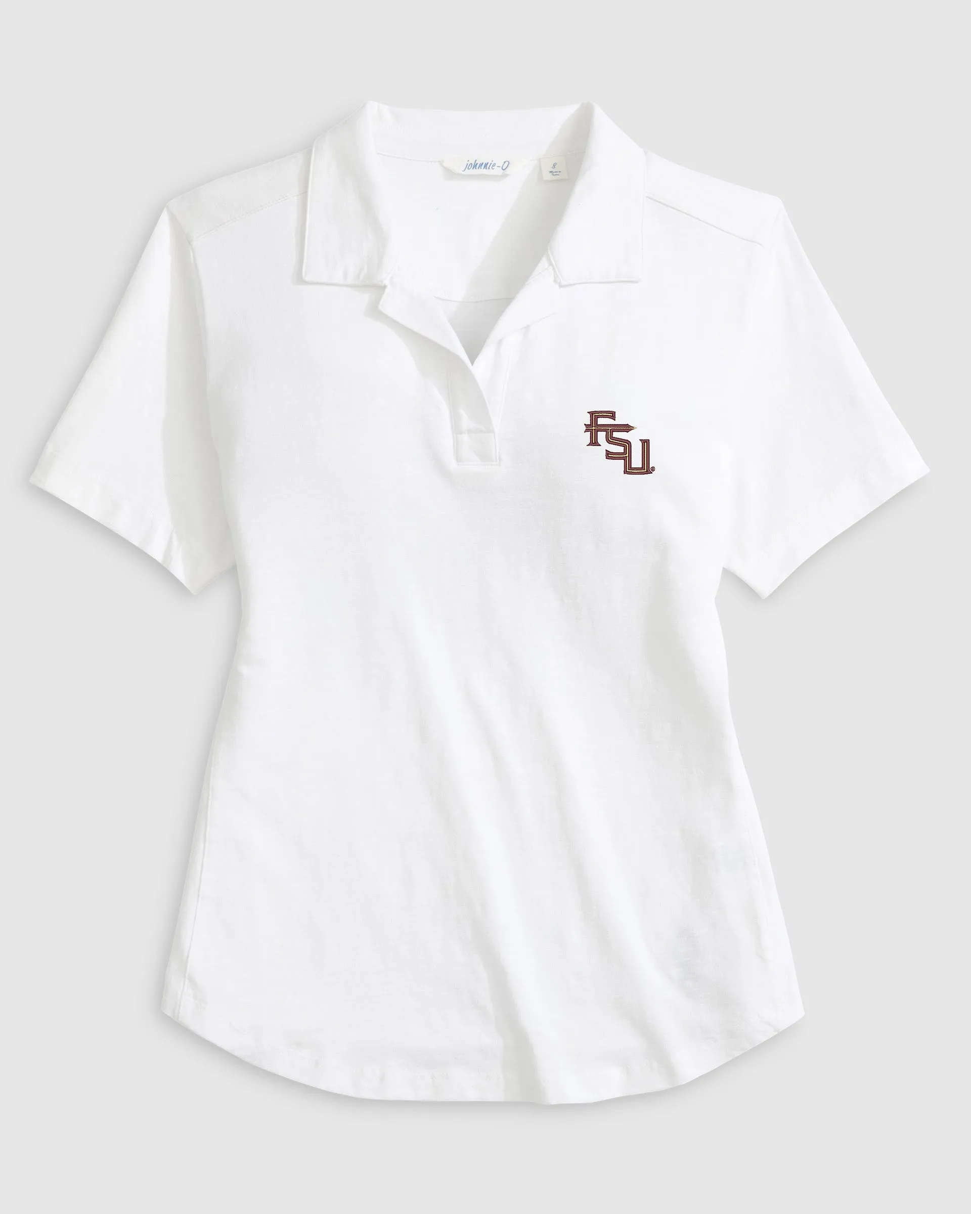 Women's Florida State University Coastal Wash Polo - Stacked Logo sold by Johnnie-O product image thumbnail 4