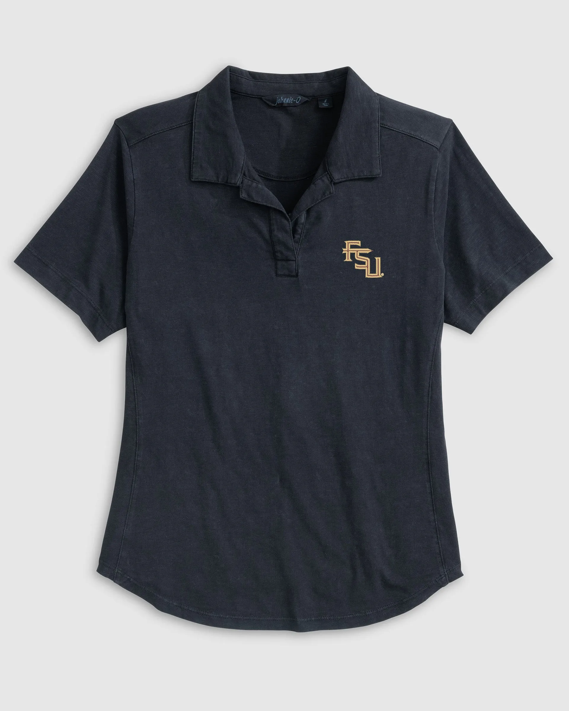 Women's Florida State University Coastal Wash Polo - Stacked Logo sold by Johnnie-O