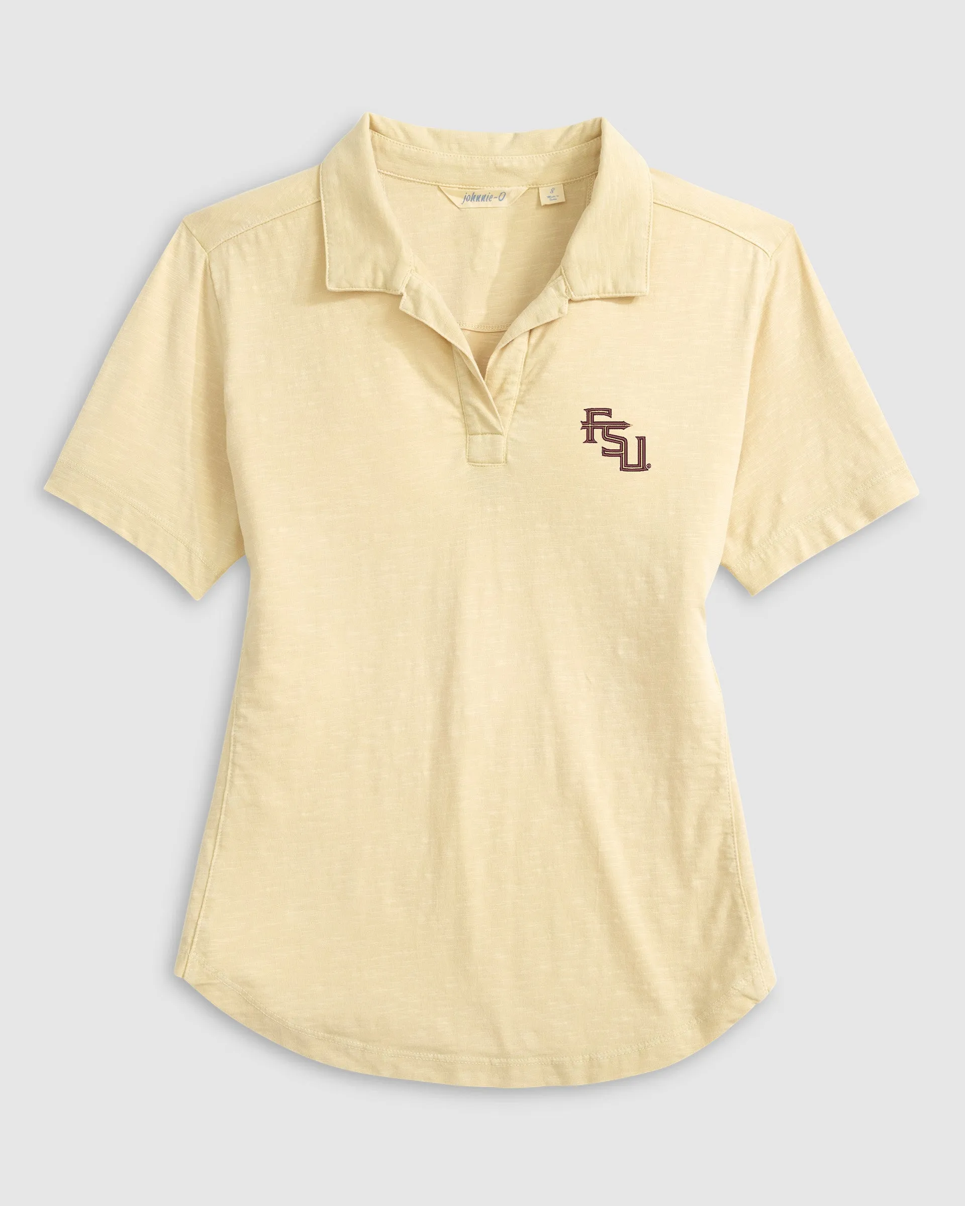 Women's Florida State University Coastal Wash Polo - Stacked Logo sold by Johnnie-O product image thumbnail 2