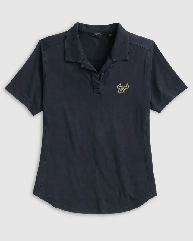 Women's University of South Florida Coastal Wash Polo sold by Johnnie-O