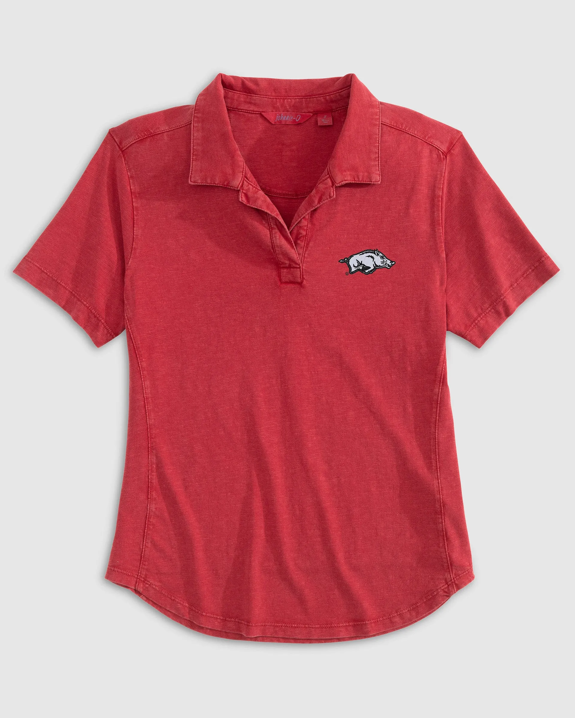 Women's University of Arkansas Coastal Wash Polo sold by Johnnie-O product image thumbnail 4