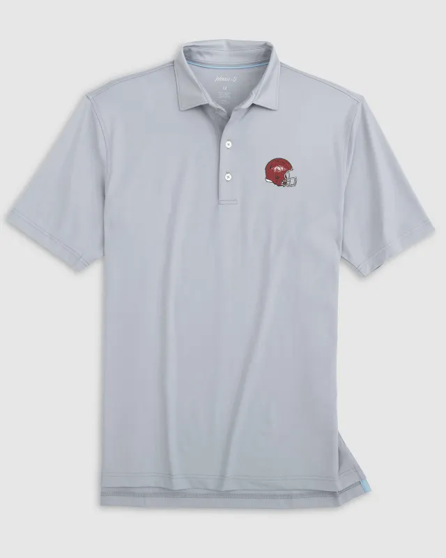 University of Arkansas Birdie Performance Jersey Polo - Helmet Logo sold by Johnnie-O