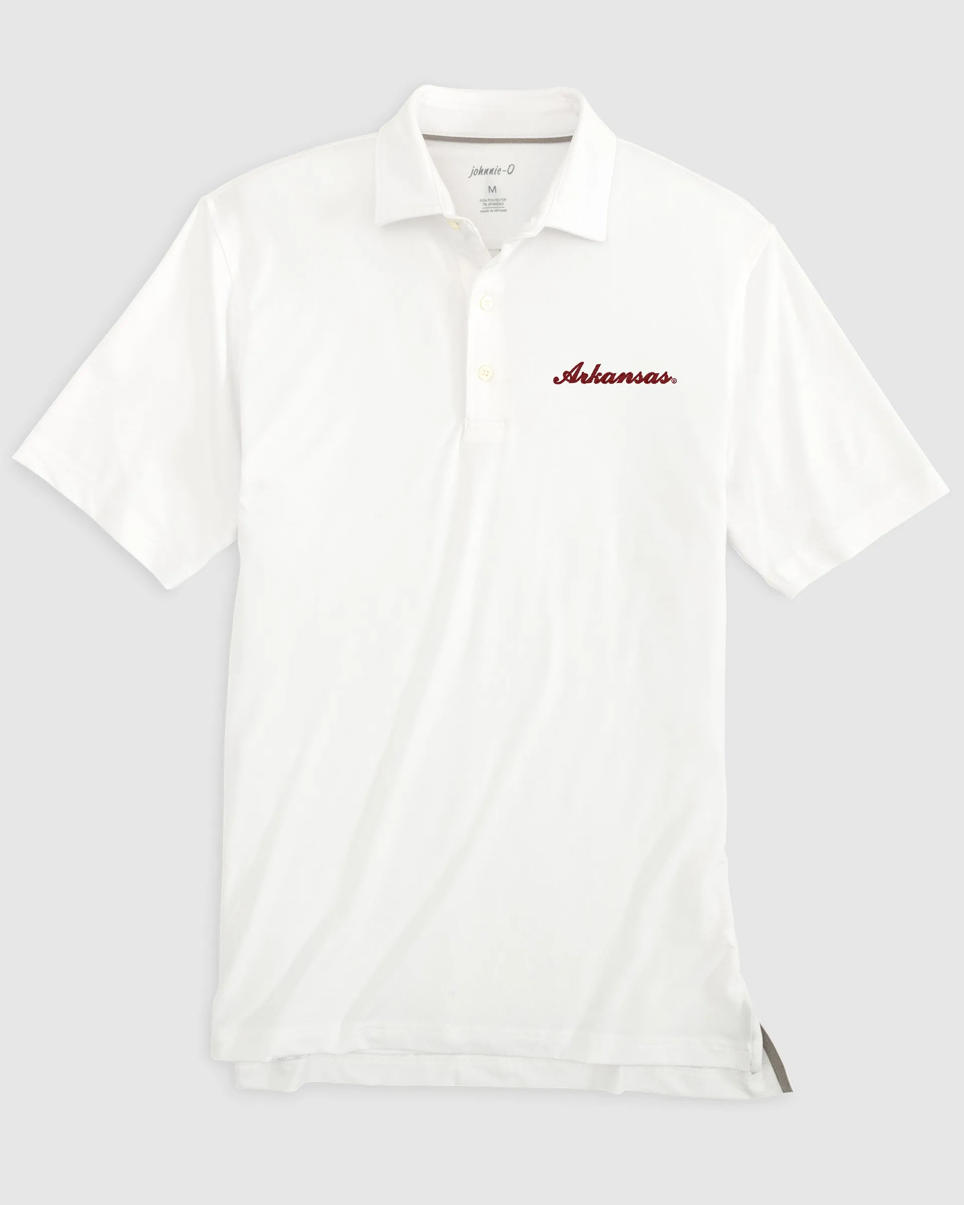 University of Arkansas Script Birdie Performance Jersey Polo - Script Logo sold by Johnnie-O product image thumbnail 3