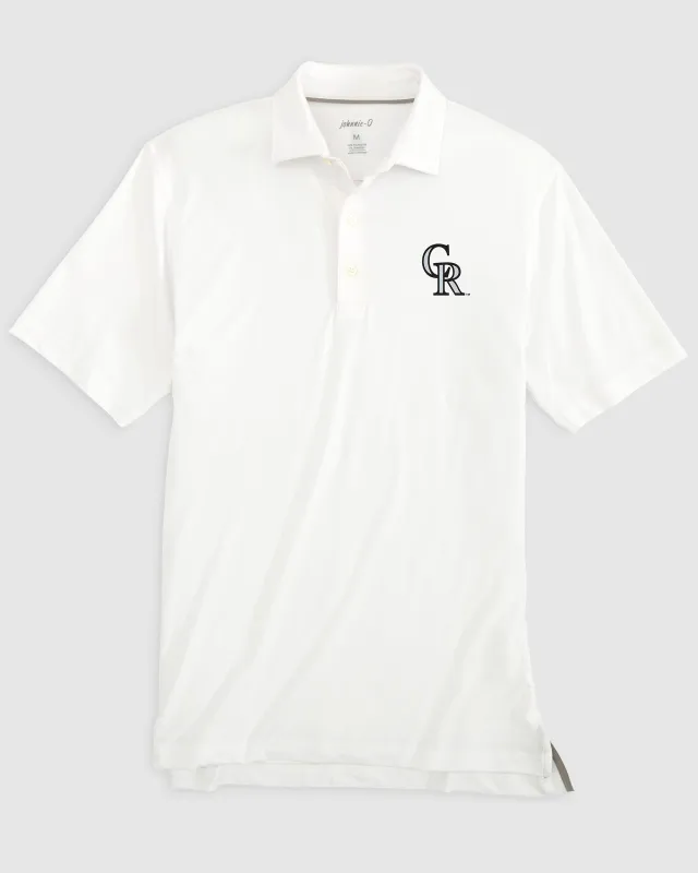 Colorado Rockies Birdie Performance Jersey Polo sold by Johnnie-O