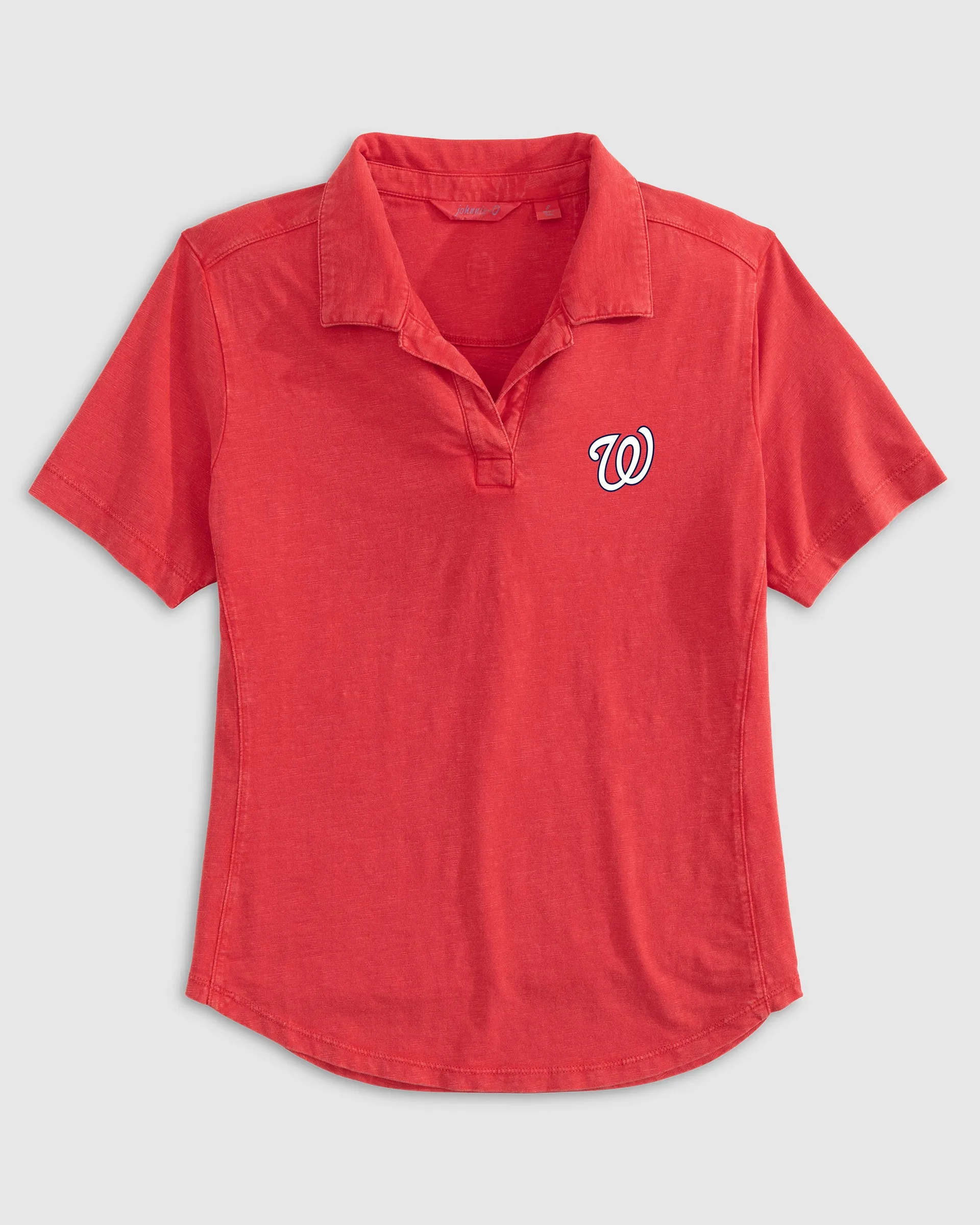 Women's Washington Nationals Coastal Wash Polo sold by Johnnie-O product image thumbnail 4