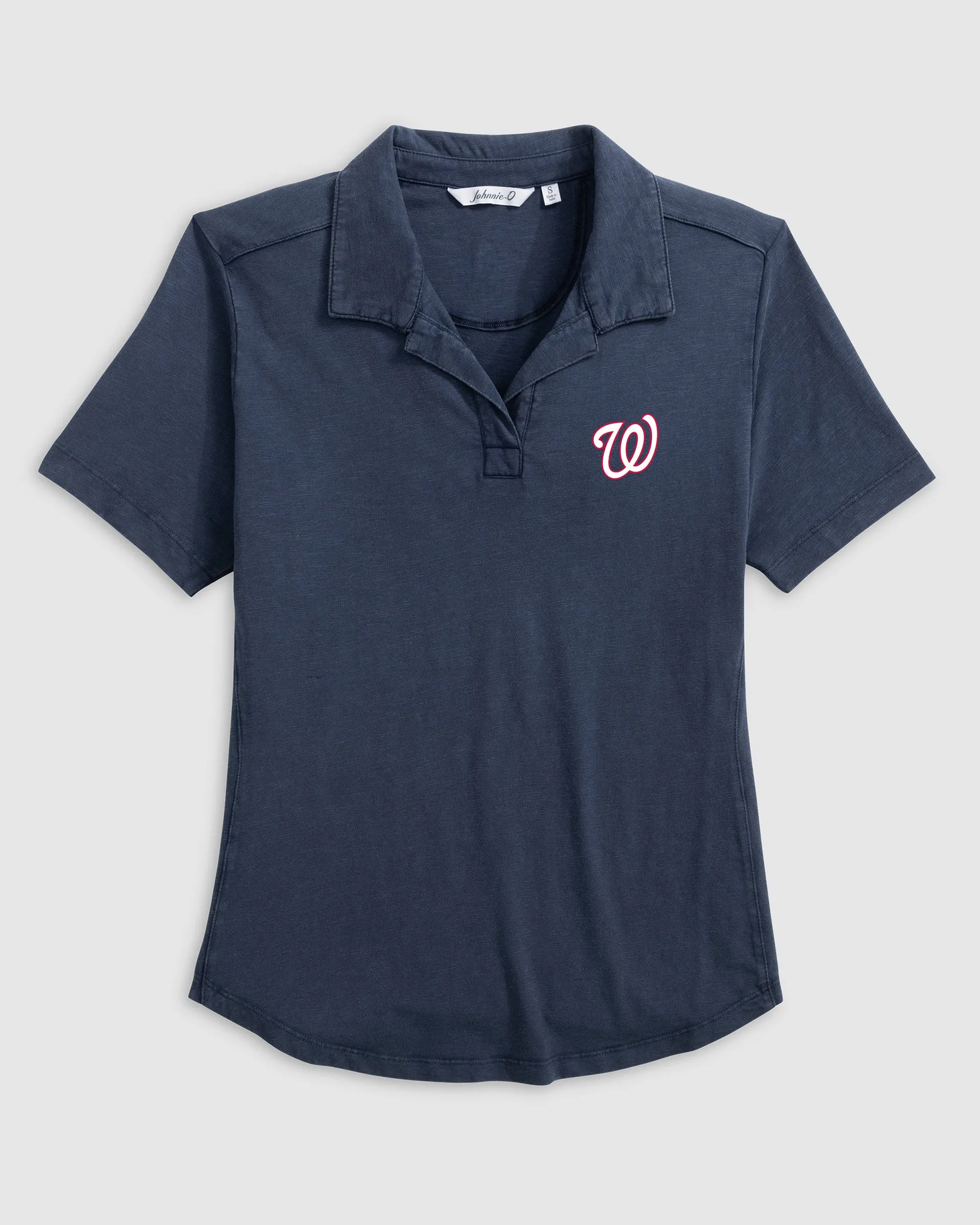 Women's Washington Nationals Coastal Wash Polo sold by Johnnie-O product image thumbnail 3