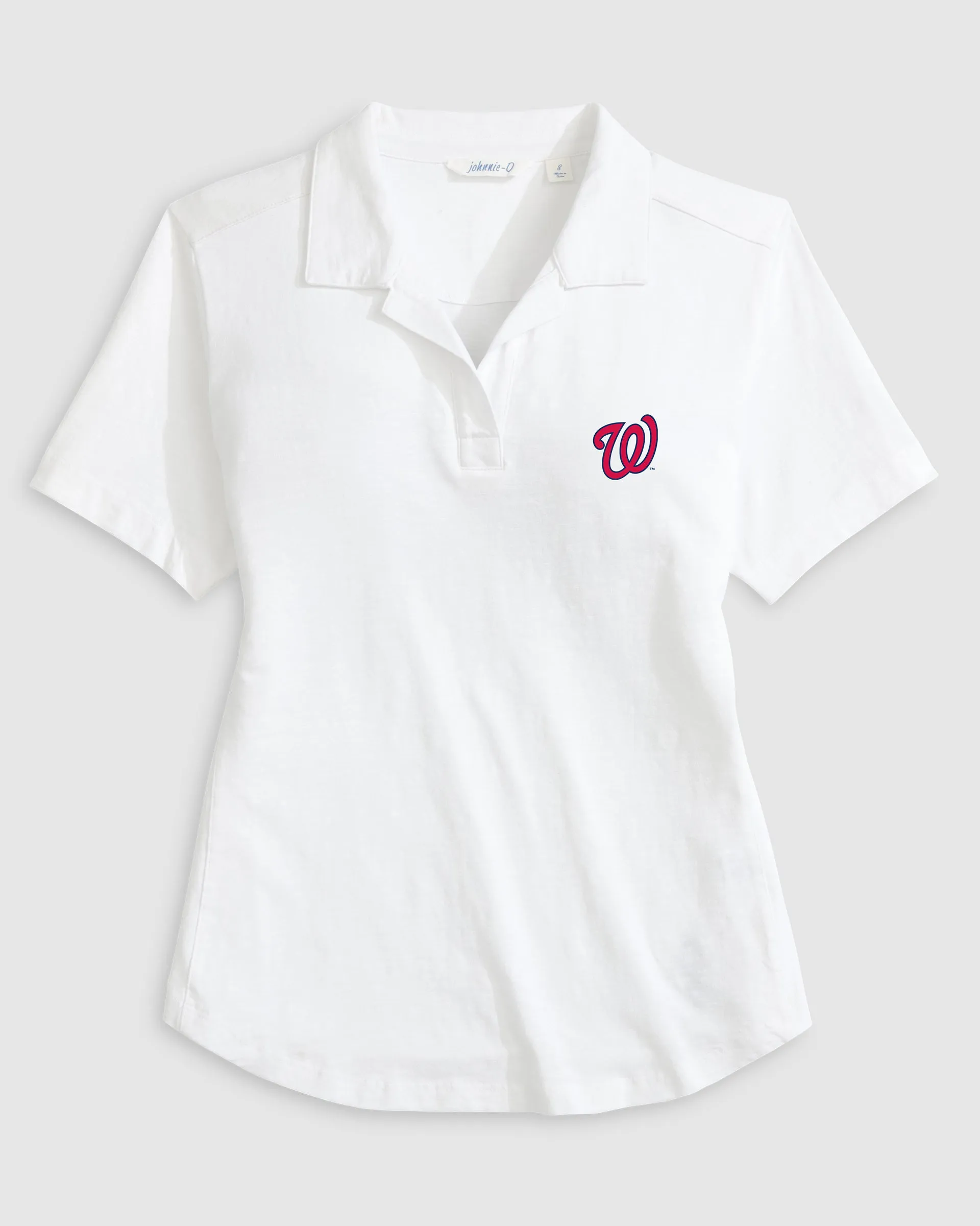 Women's Washington Nationals Coastal Wash Polo sold by Johnnie-O