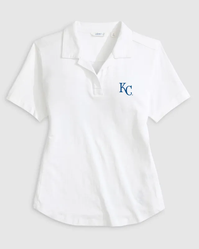 Women's Kansas City Royals Coastal Wash Polo sold by Johnnie-O