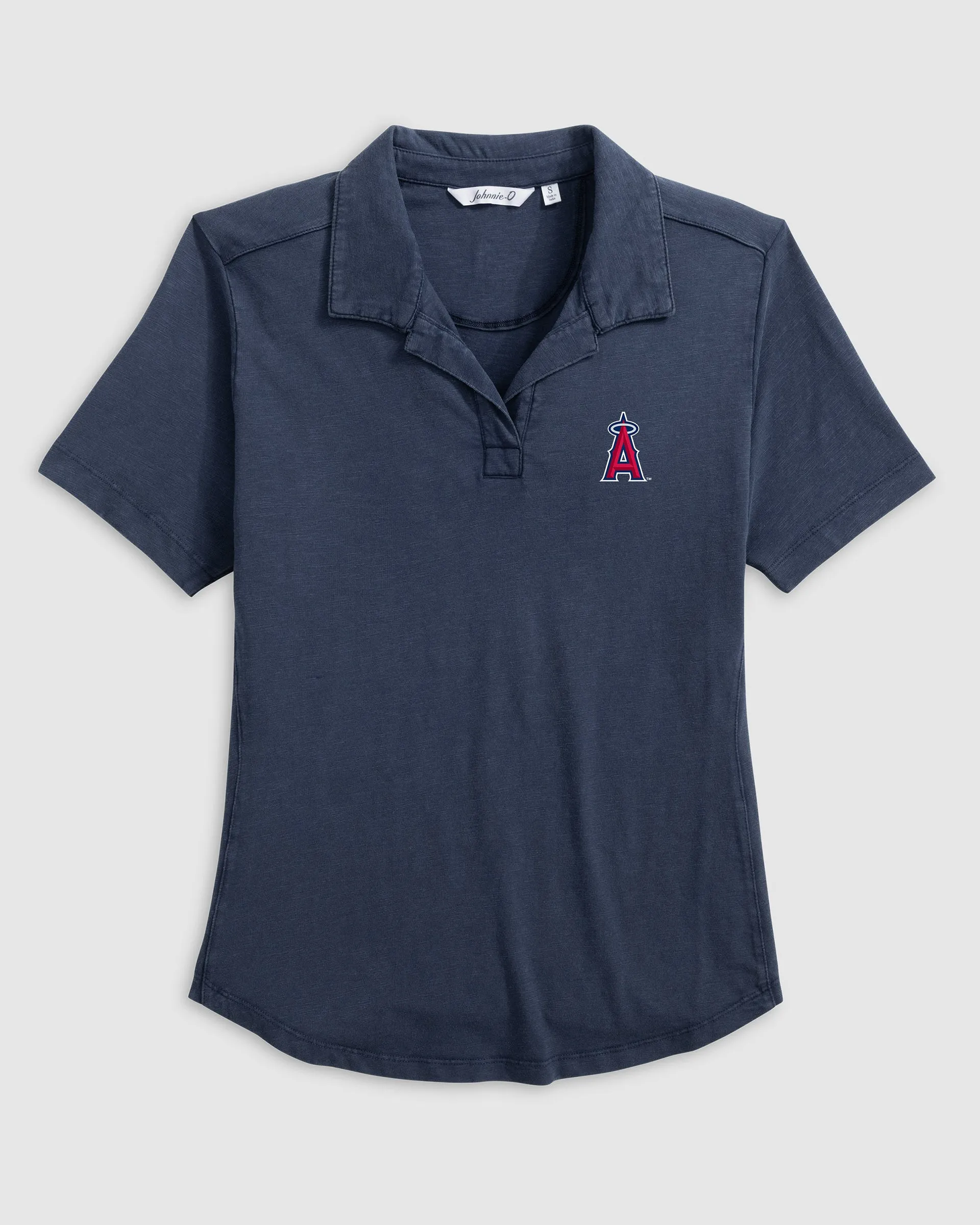 Women's Los Angeles Angels Coastal Wash Polo sold by Johnnie-O