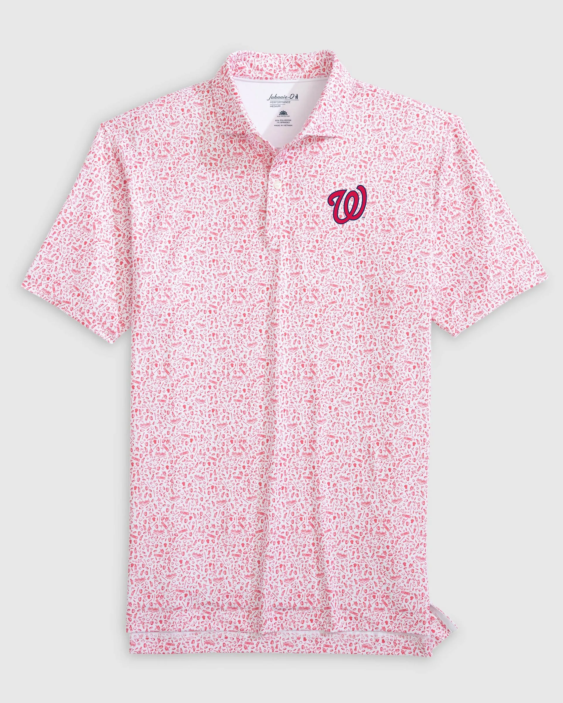 Washington Nationals Rally Cap Performance Polo sold by Johnnie-O product image thumbnail 2