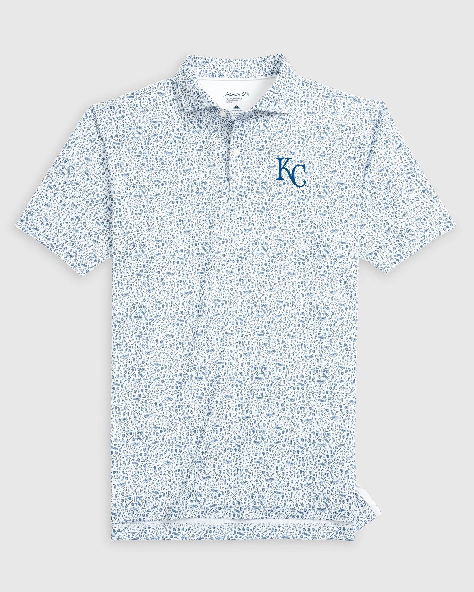 Kansas City Royals Rally Cap Performance Polo sold by Johnnie-O product image thumbnail 2