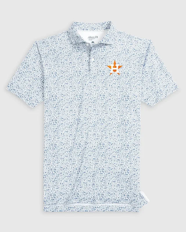 Houston Astros Rally Cap Performance Polo made by Johnnie-O