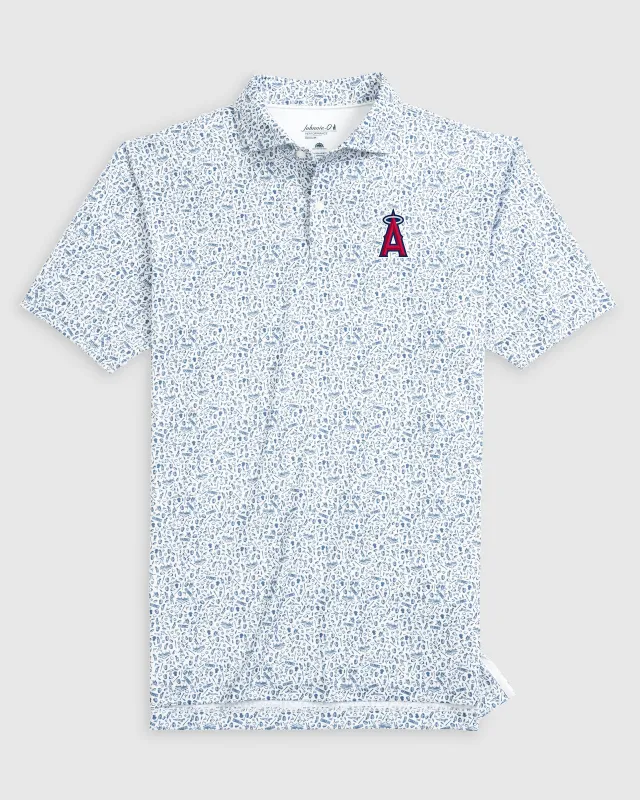 Los Angeles Angels Rally Cap Performance Polo sold by Johnnie-O