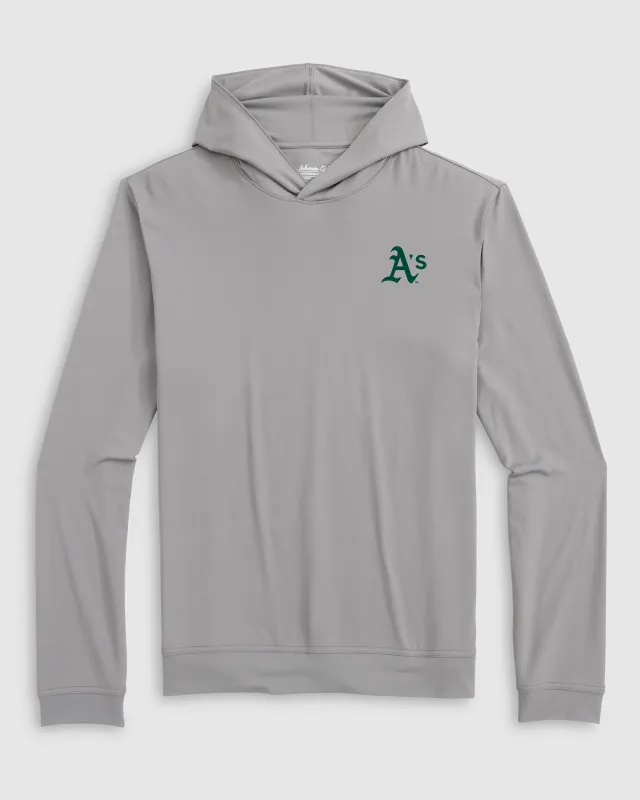 Oakland Athletics Motion Performance Hoodie made by Johnnie-O