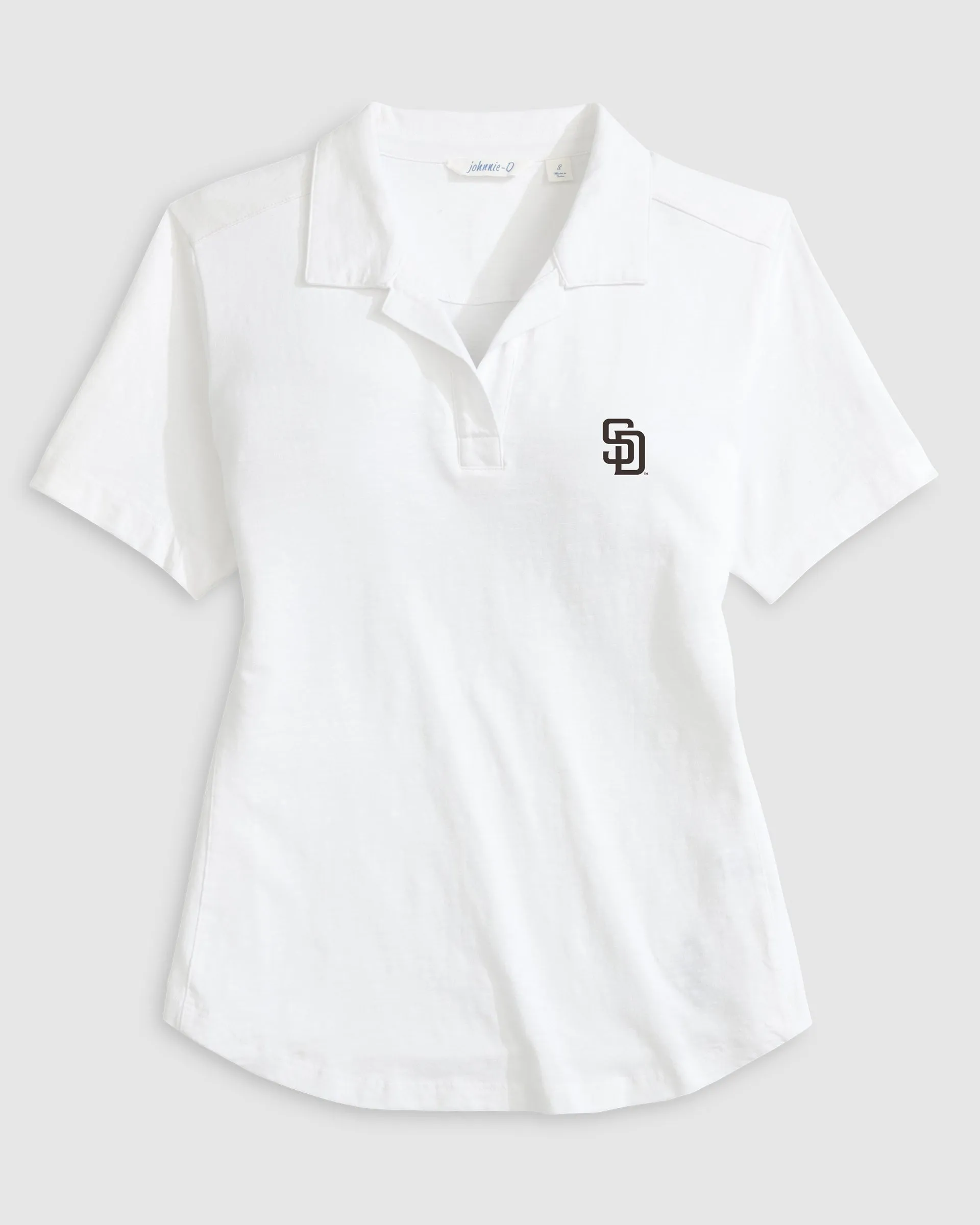 Women's San Diego Padres Coastal Wash Polo sold by Johnnie-O product image thumbnail 3