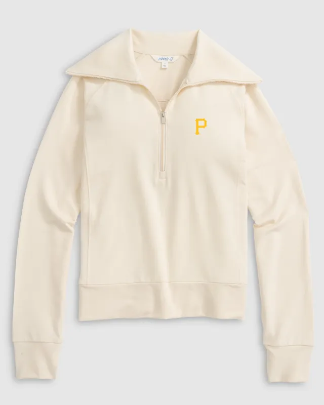 Women's Pittsburgh Pirates Eliza 1/2 Zip made by Johnnie-O