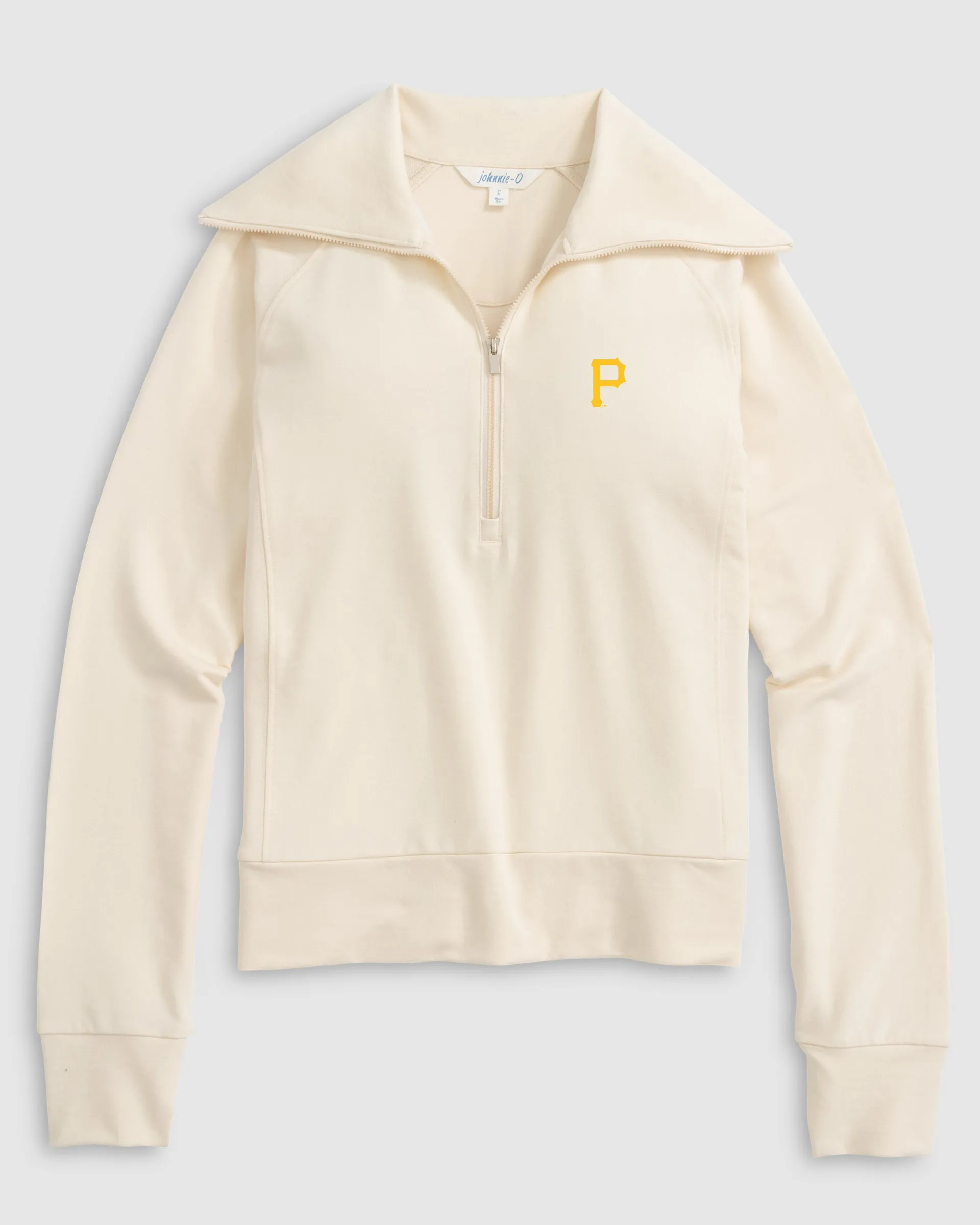 Women's Pittsburgh Pirates Eliza 1/2 Zip sold by Johnnie-O