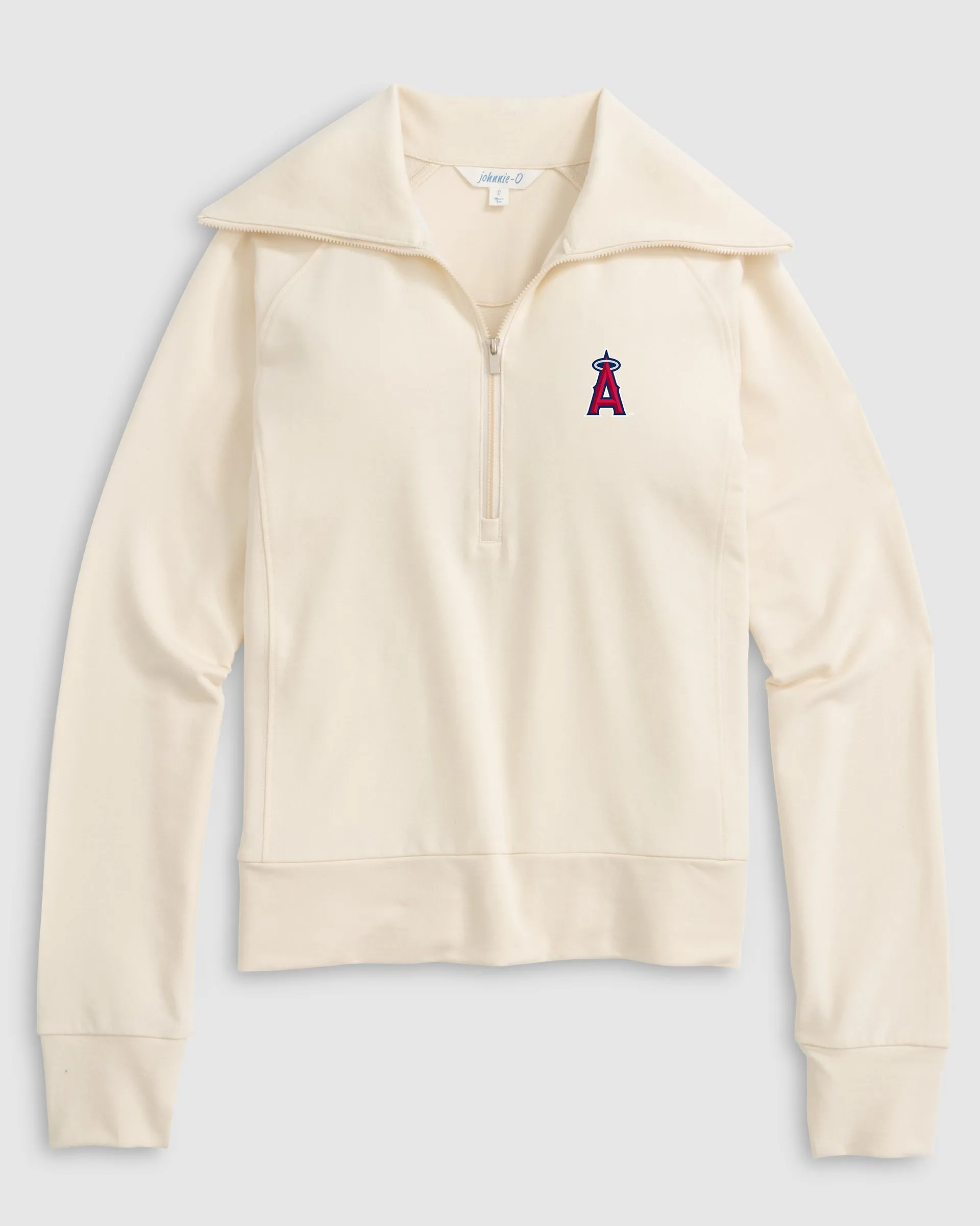 Women's Los Angeles Angels Eliza 1/2 Zip sold by Johnnie-O