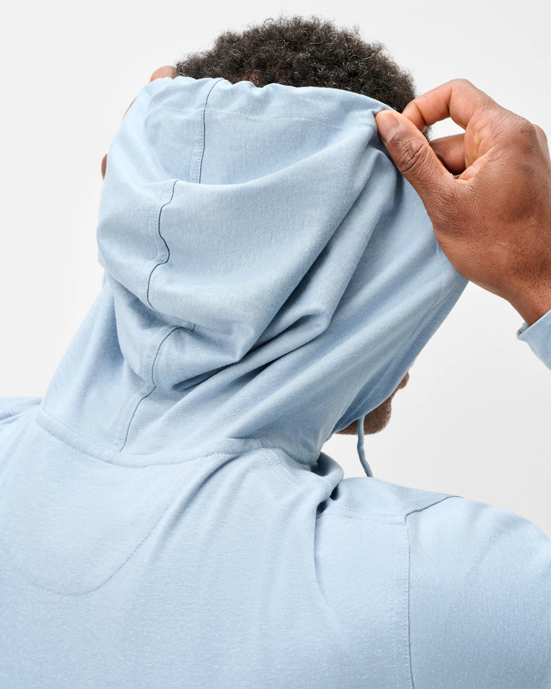 Jase 2-Button Slub Hoodie sold by Johnnie-O product image thumbnail 5