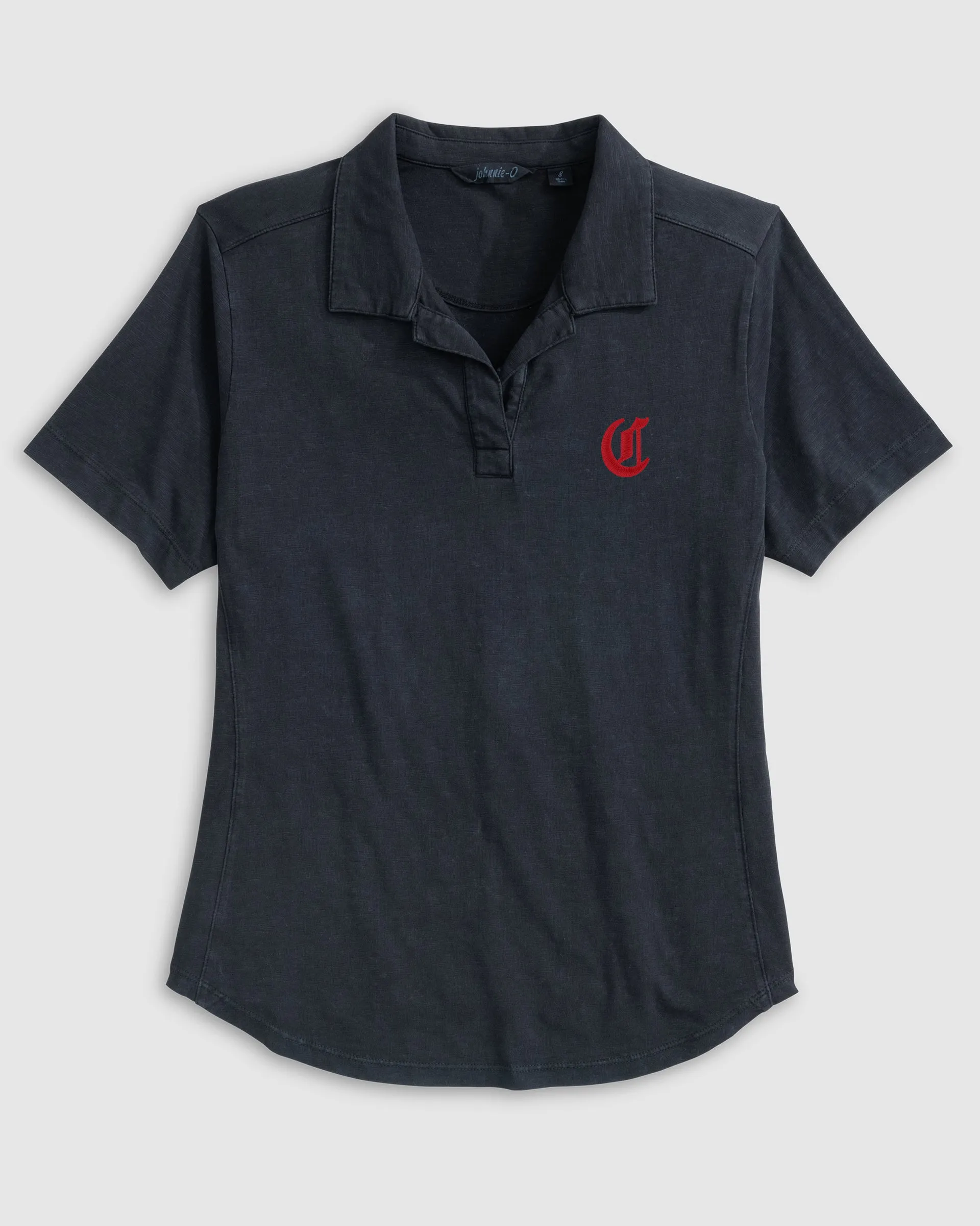 Women's Cincinnati Reds Coastal Wash Polo - Cooperstown Logo sold by Johnnie-O