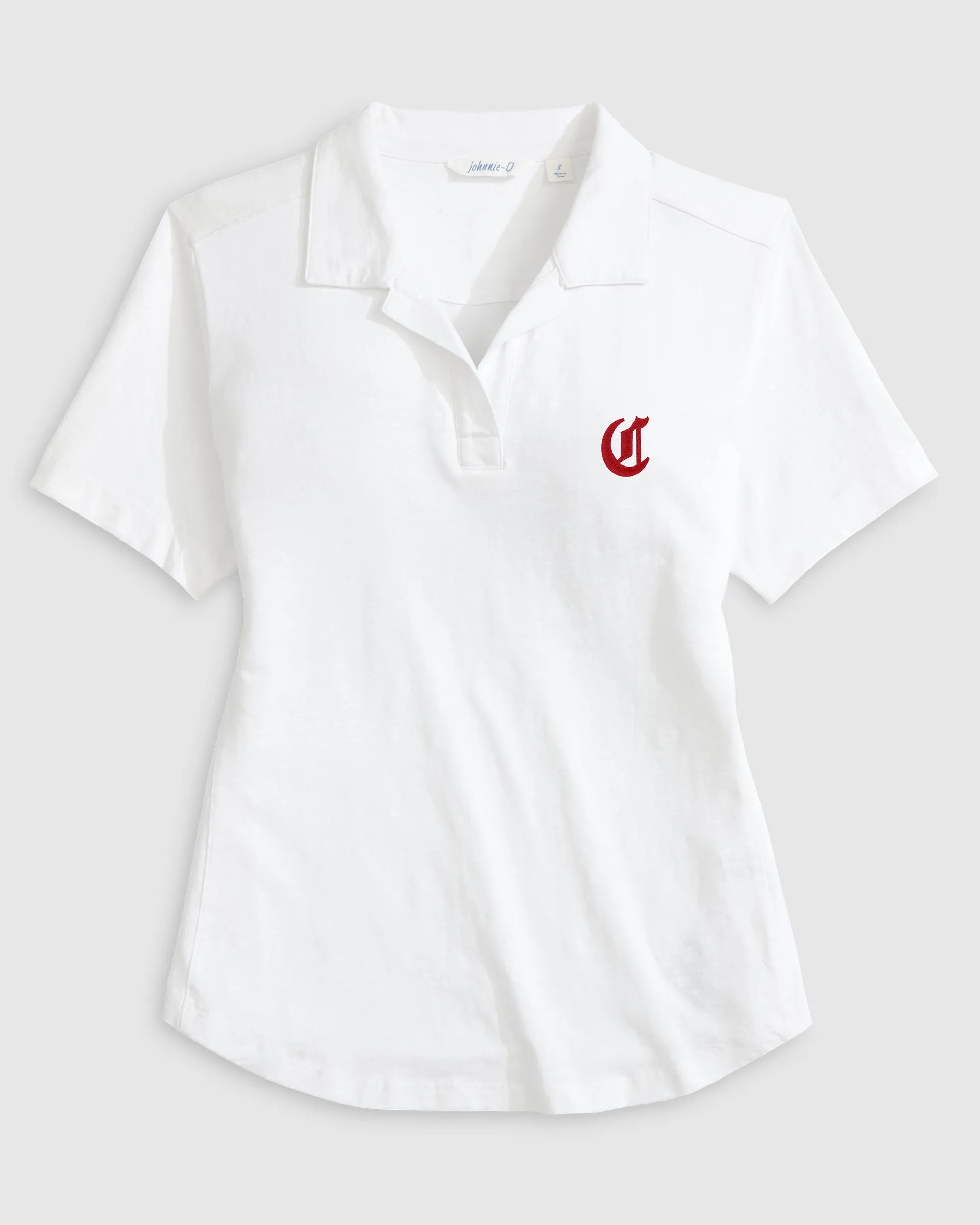 Women's Cincinnati Reds Coastal Wash Polo - Cooperstown Logo sold by Johnnie-O product image thumbnail 3