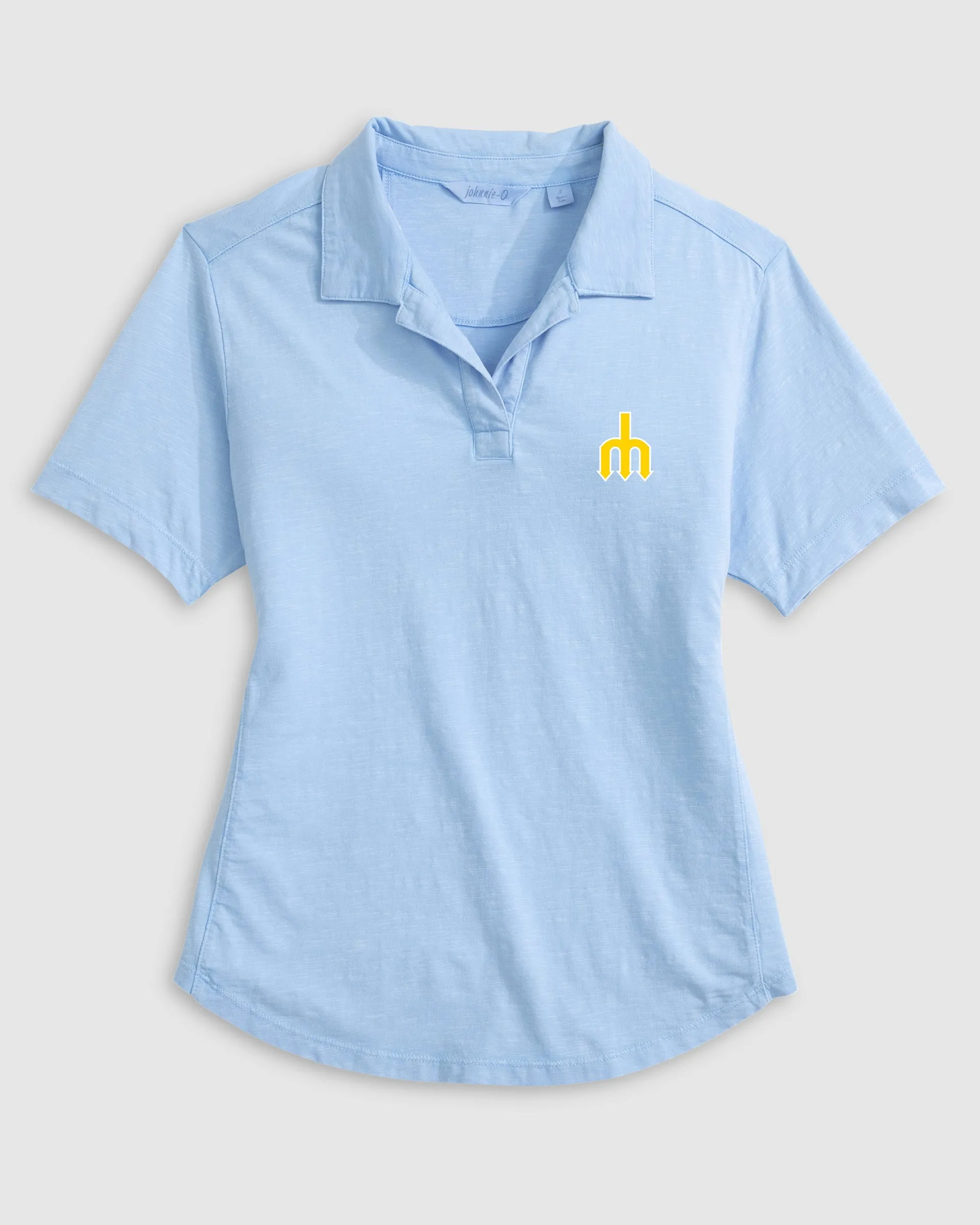 Women's Seattle Mariners Coastal Wash Polo - Cooperstown Logo sold by Johnnie-O product image thumbnail 3
