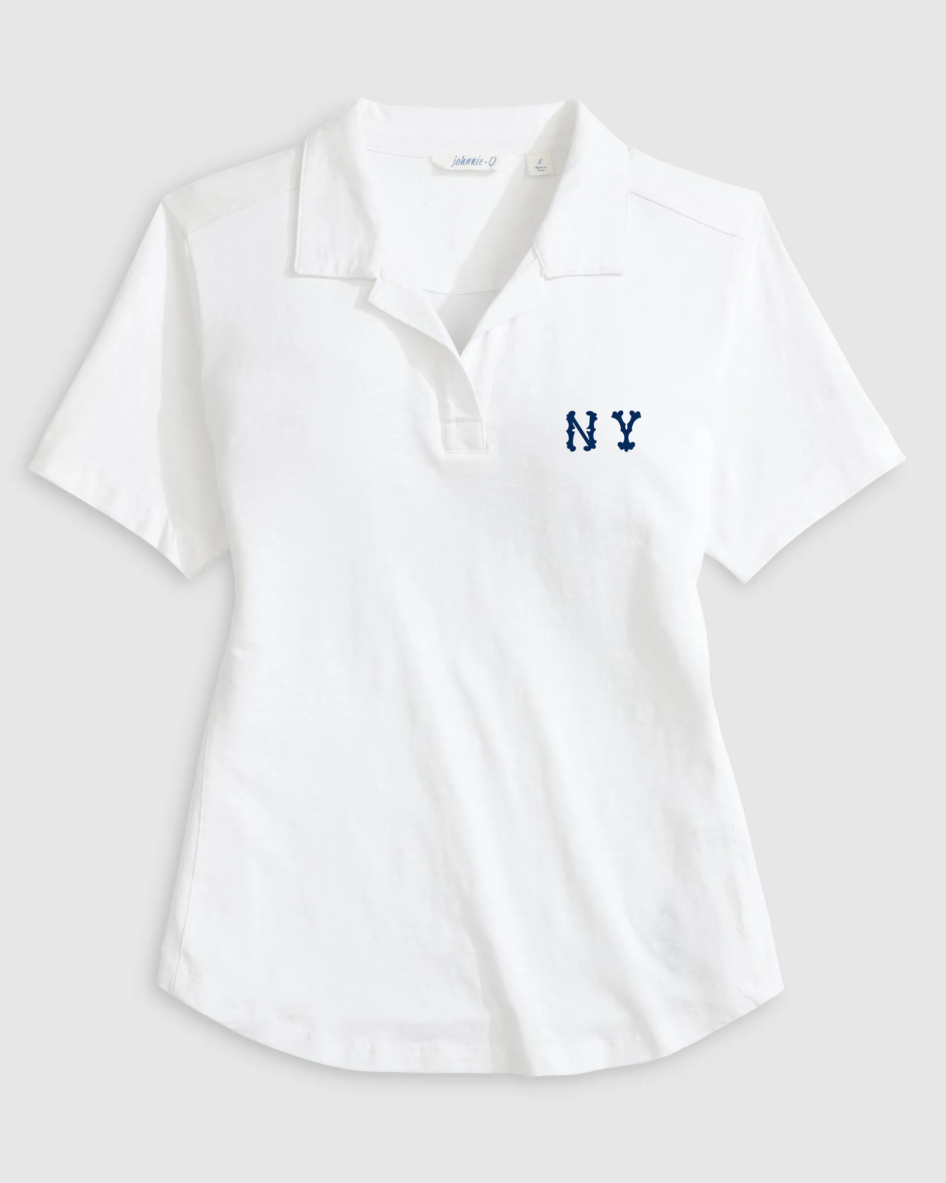 Women's New York Yankees Coastal Wash Polo - Cooperstown Logo sold by Johnnie-O
