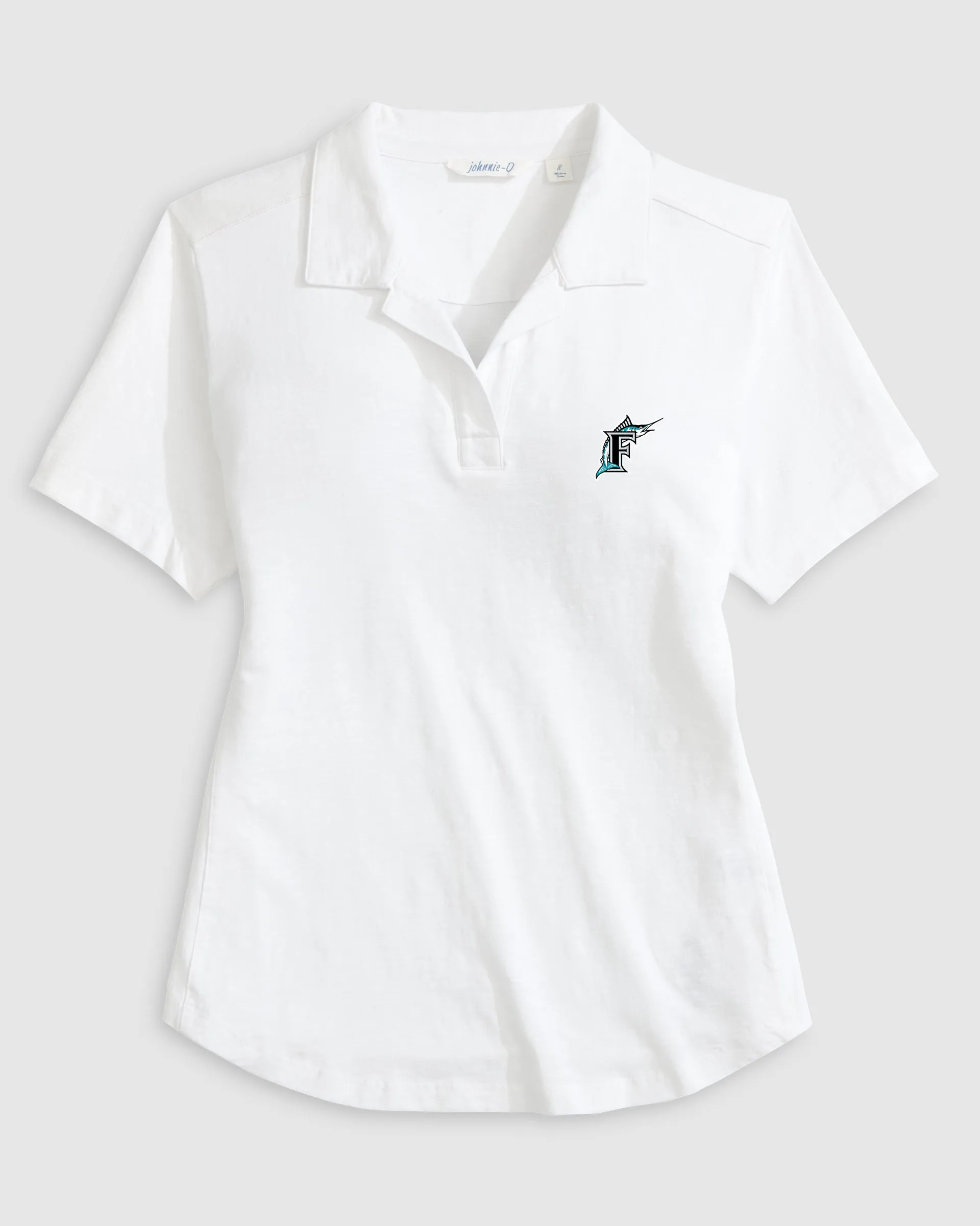 Women's Miami Marlins Coastal Wash Polo - Cooperstown Logo sold by Johnnie-O product image thumbnail 3