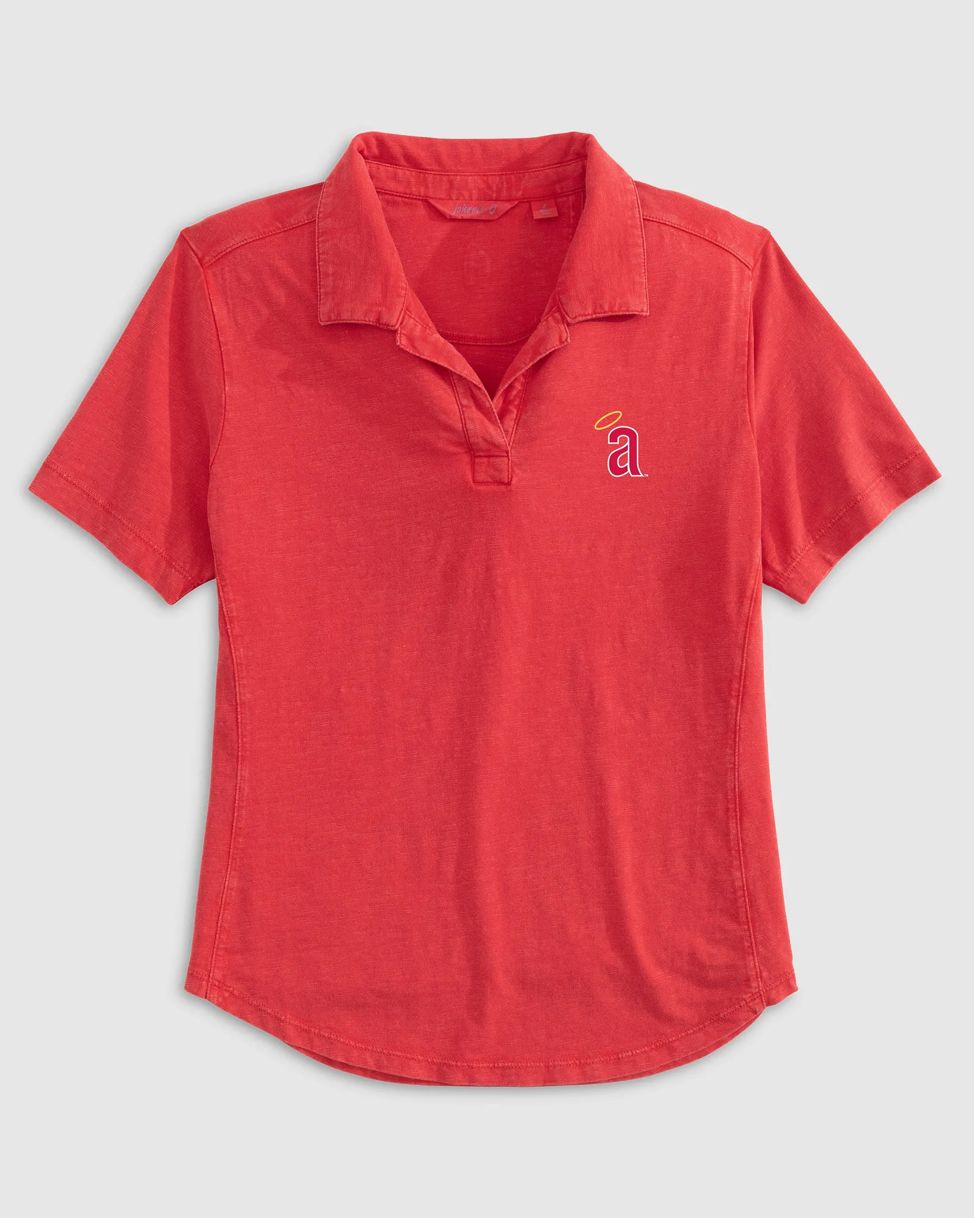 Women's Los Angeles Angels Coastal Wash Polo - Cooperstown Logo sold by Johnnie-O product image thumbnail 2