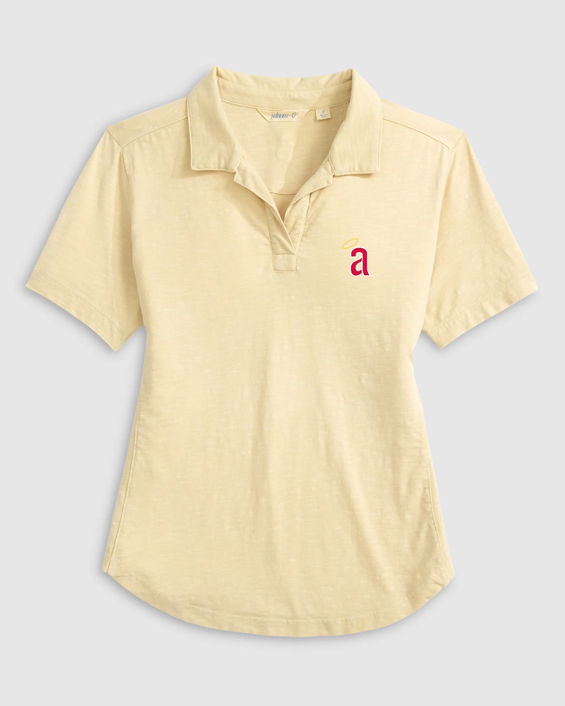 Women's Los Angeles Angels Coastal Wash Polo - Cooperstown Logo sold by Johnnie-O product image thumbnail 3
