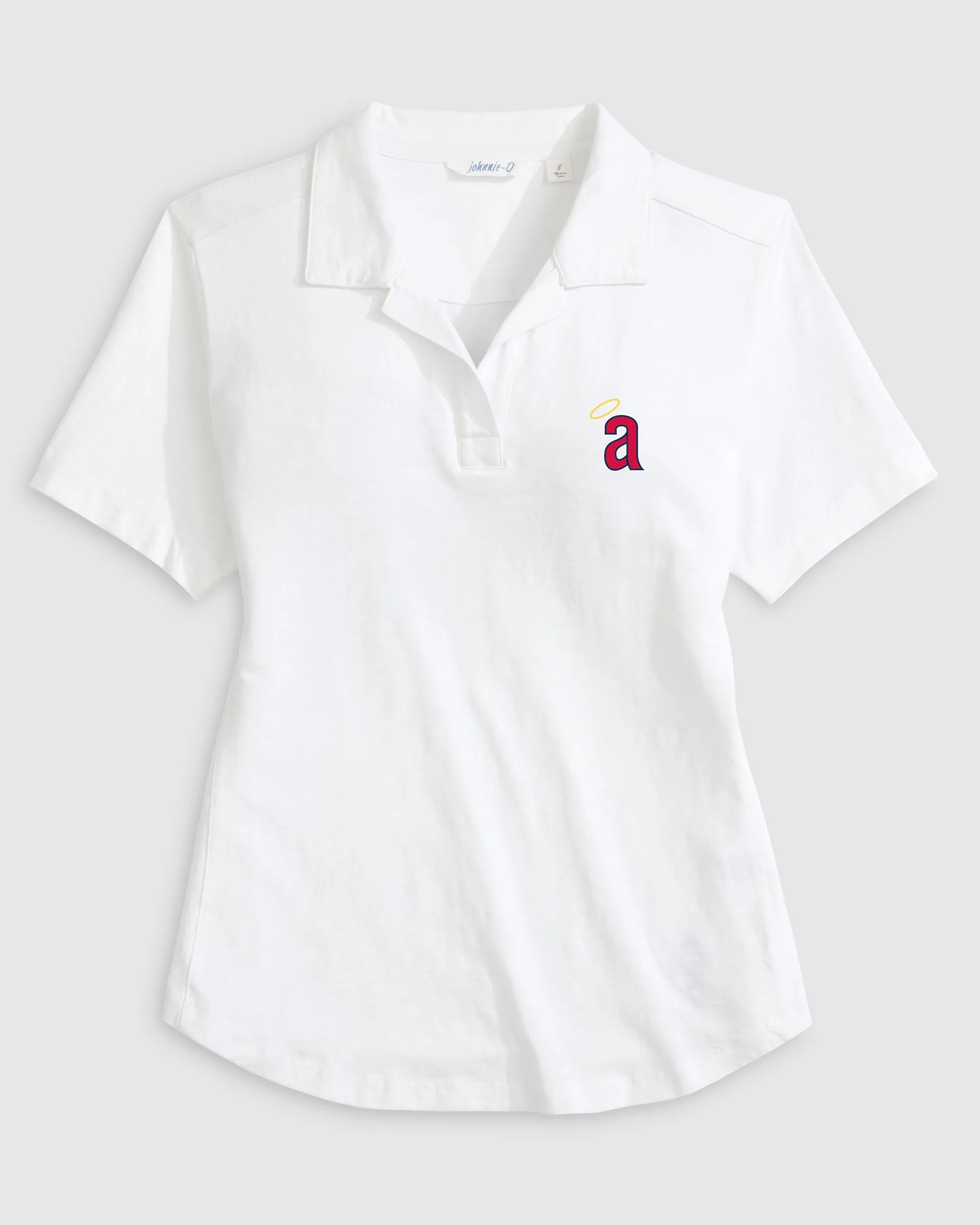 Women's Los Angeles Angels Coastal Wash Polo - Cooperstown Logo sold by Johnnie-O product image thumbnail 4