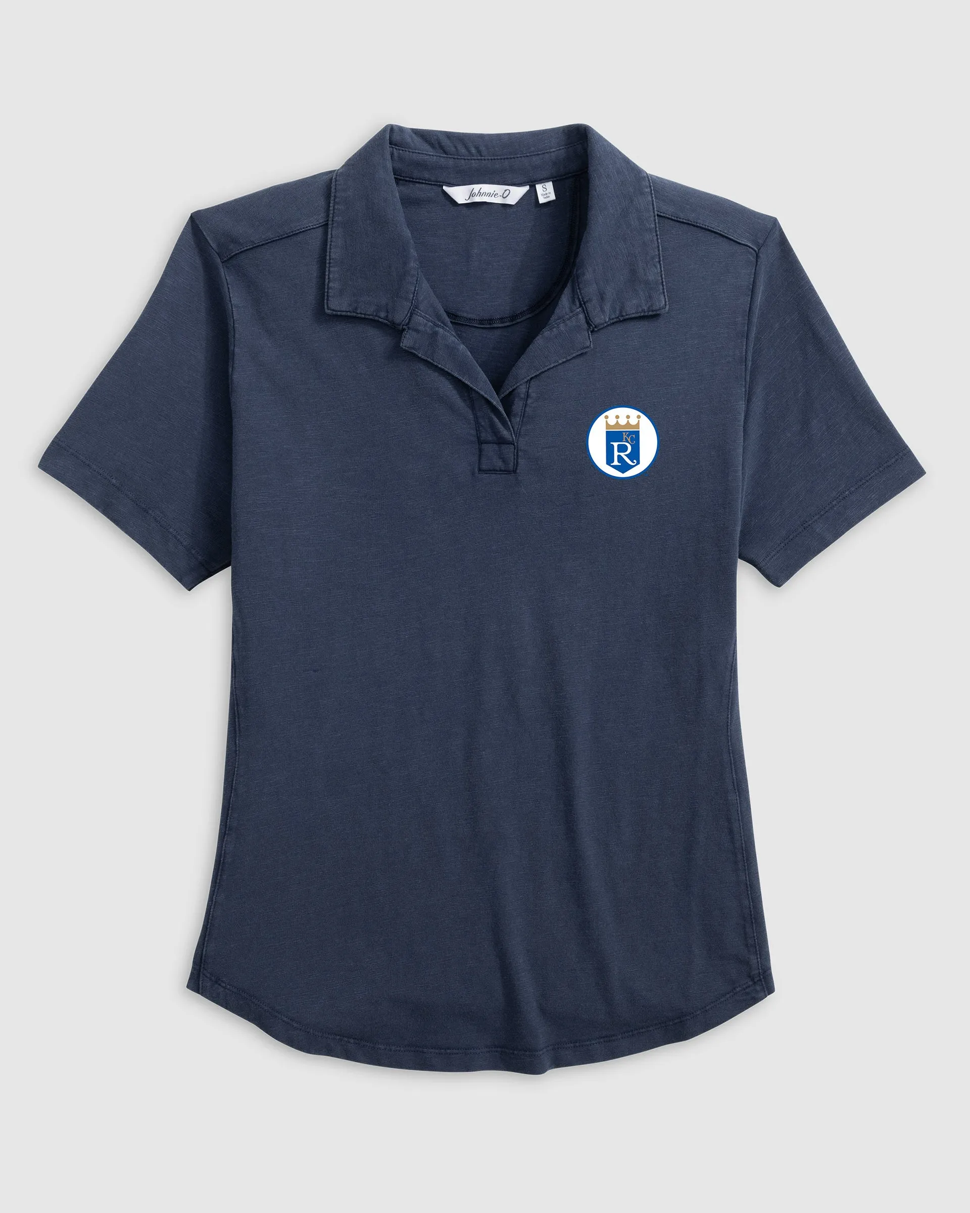 Women's Kansas City Royals Coastal Wash Polo - Cooperstown Logo sold by Johnnie-O product image thumbnail 5