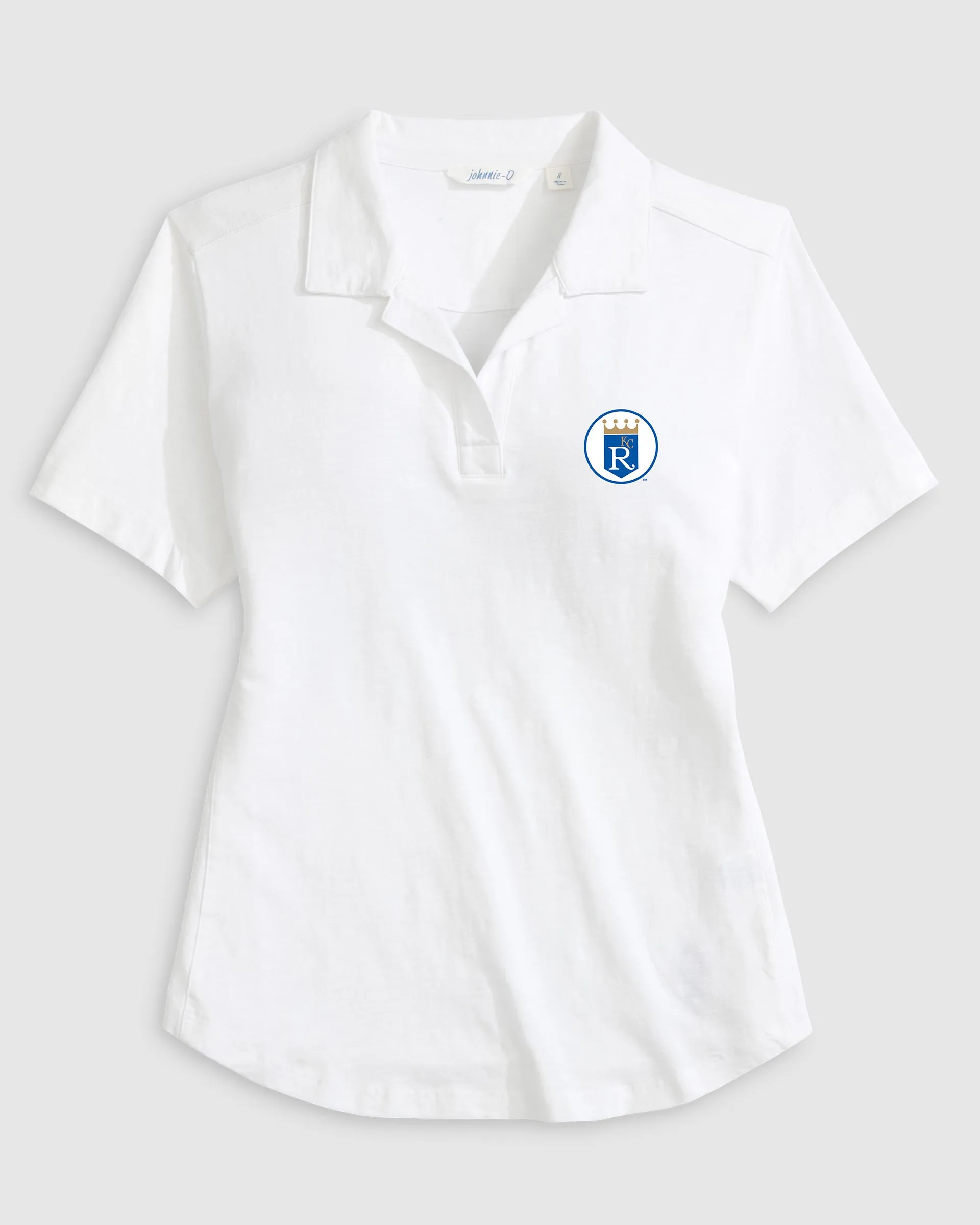 Women's Kansas City Royals Coastal Wash Polo - Cooperstown Logo sold by Johnnie-O