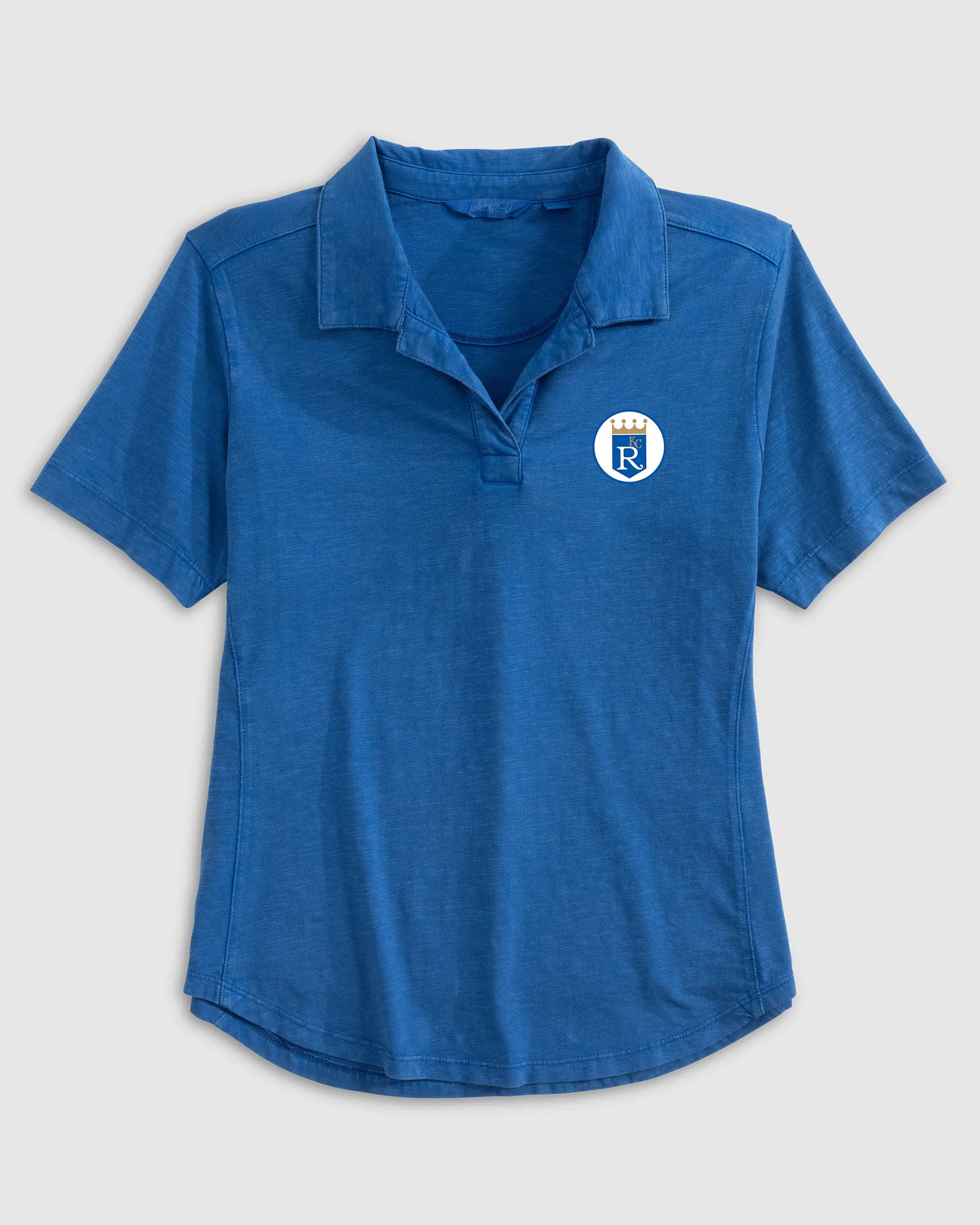 Women's Kansas City Royals Coastal Wash Polo - Cooperstown Logo sold by Johnnie-O product image thumbnail 4