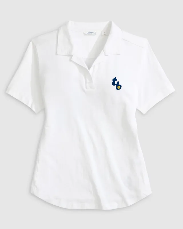 Women's Tampa Bay Rays Coastal Wash Polo - Cooperstown Logo sold by Johnnie-O